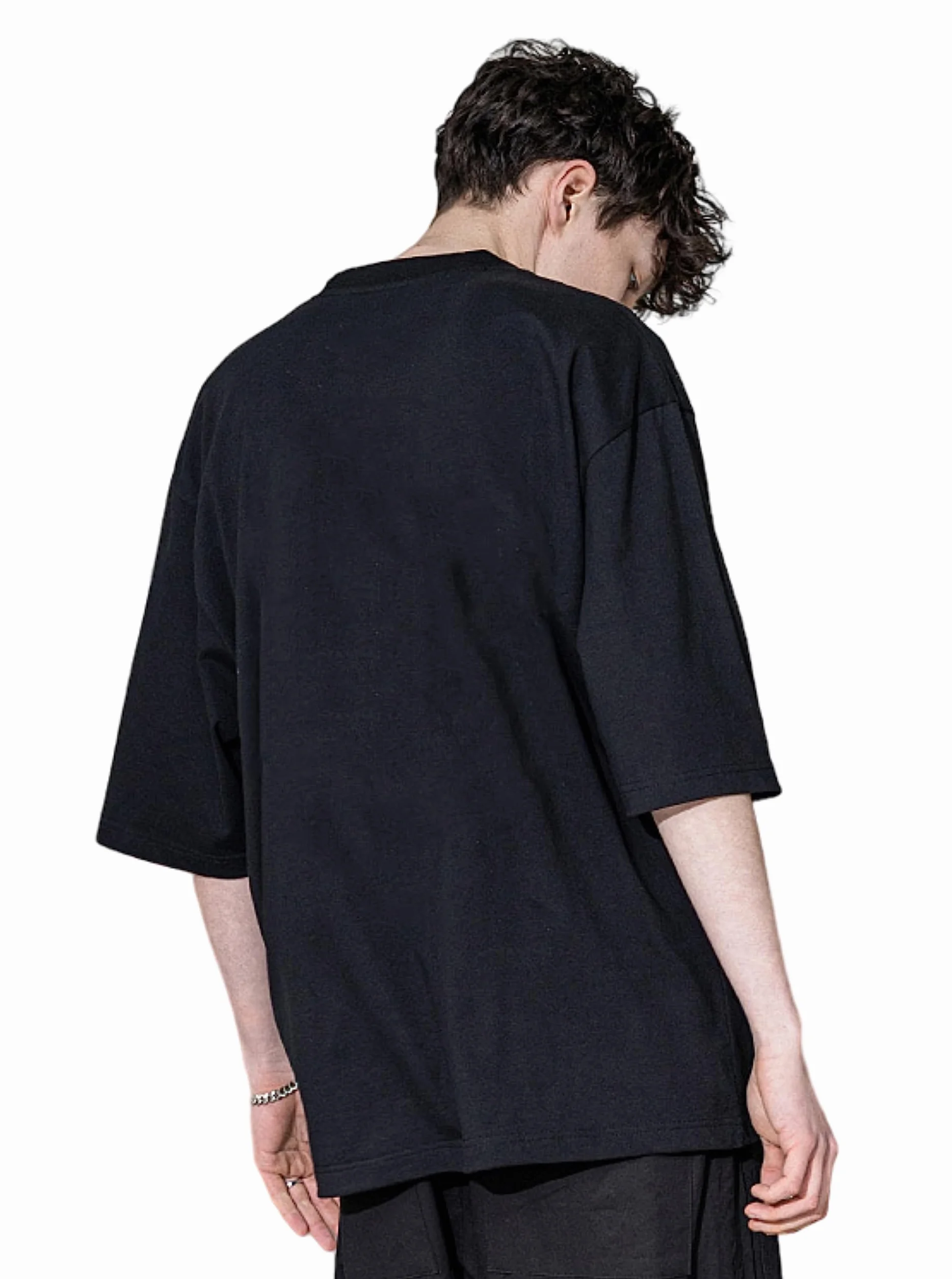 Uniplanet Store Camiseta negra de algodón con cuello redondo Alan Walker para hombre