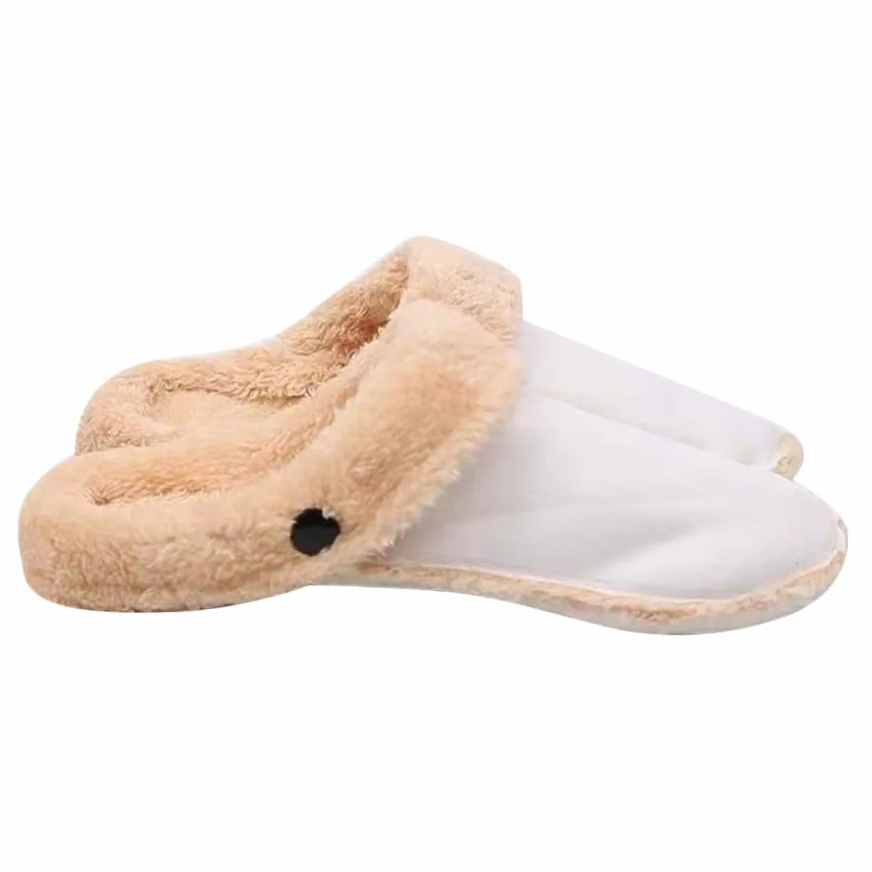4pares Plantillas De Invierno Fluffy Inserciones Calientes y Desmontables Para Zuecos Aislantes y Cómodas Para Hombres y Mujeres Calzado De Invierno