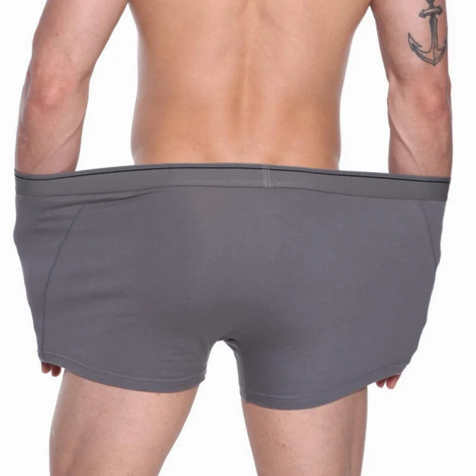 Calzoncillos Masculinos 4 Unids/Lote Bragas Masculinas Hombres Boxers Shorts Mr Spring Cotton Loose Large Extra Plus Size Fat Underwears 6XL Stely A