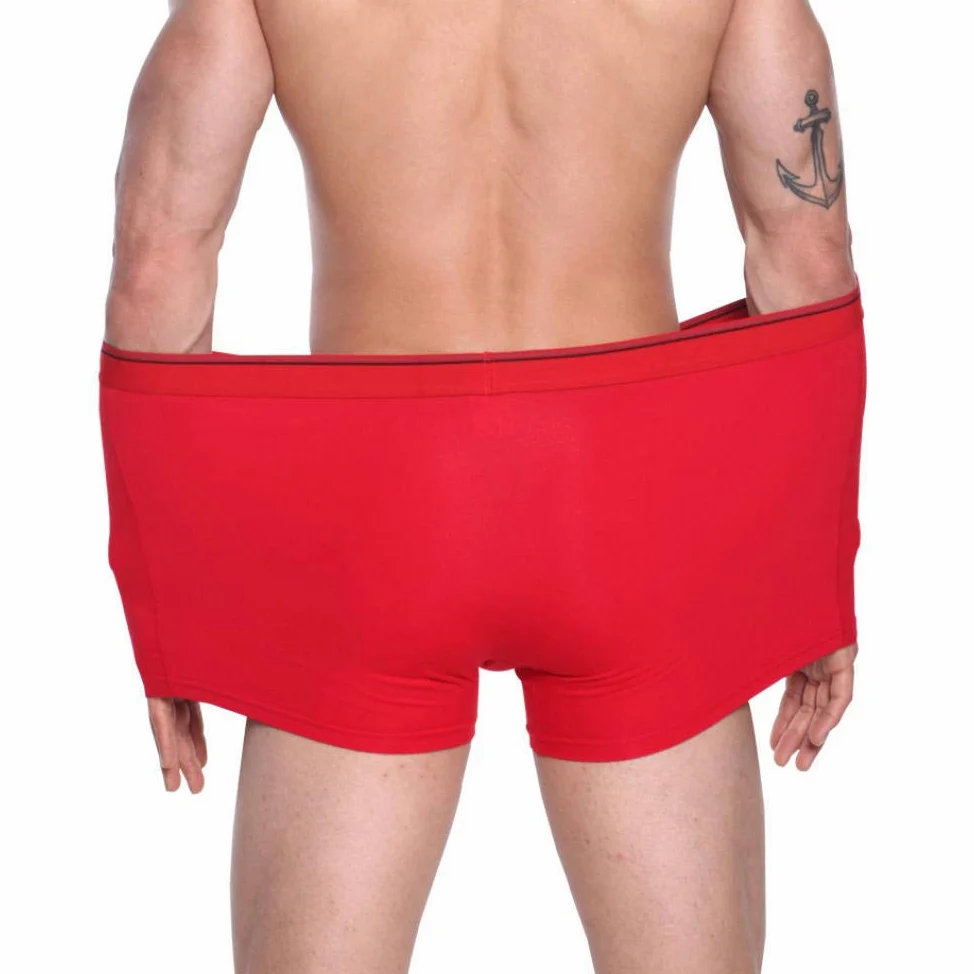 Bóxers Ajustados para Hombre Moda Sexy Algodón Hombres S Plus Size Boxer Shorts Hombre Calzoncillos Bragas Masculinas Grandes (Paquete De 6) Stely E