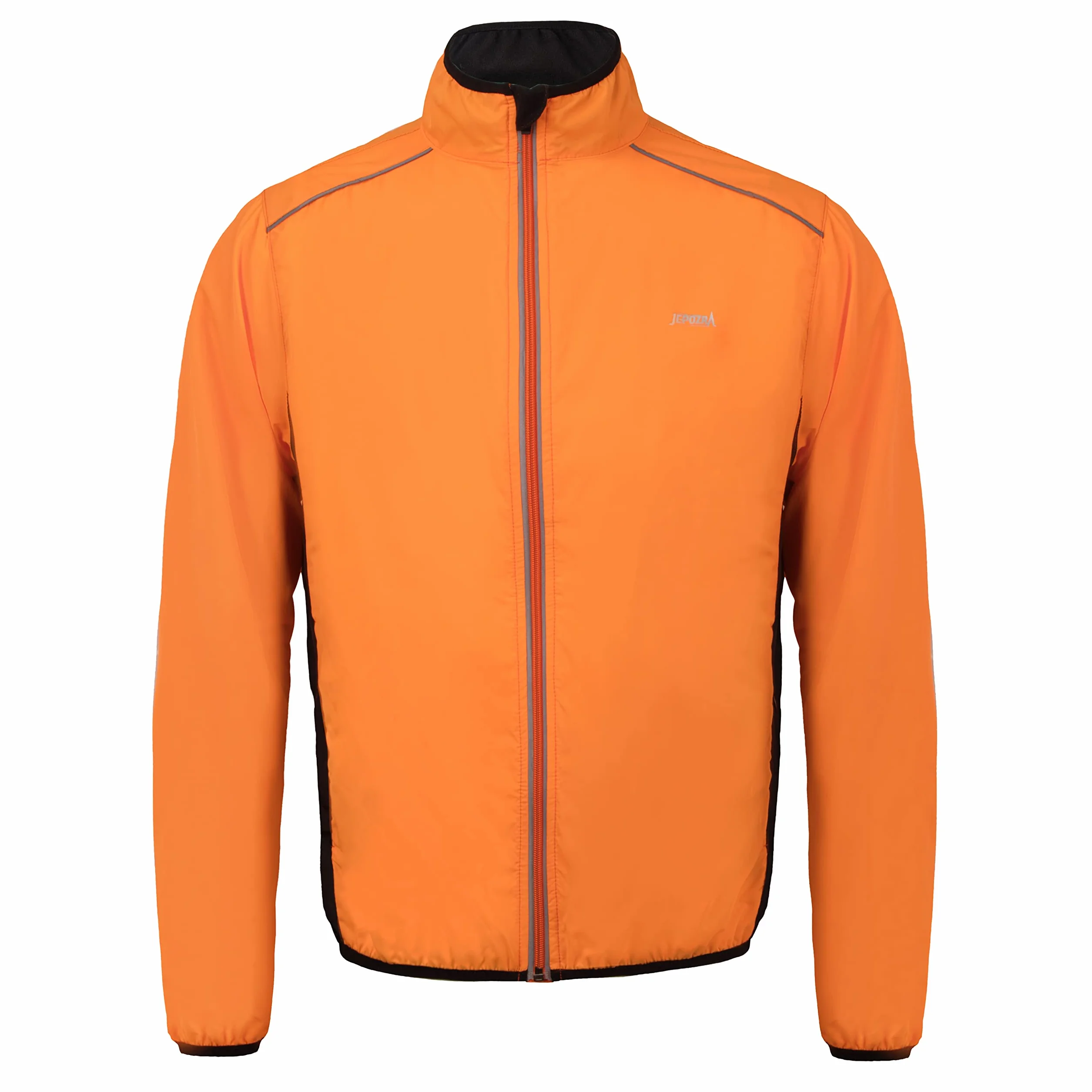 Chaqueta Cortavientos Ciclismo Hombre Montañismo Reflectante Transpirable Protección UV Manga Larga Correr Resistente Al Viento Y al Agua