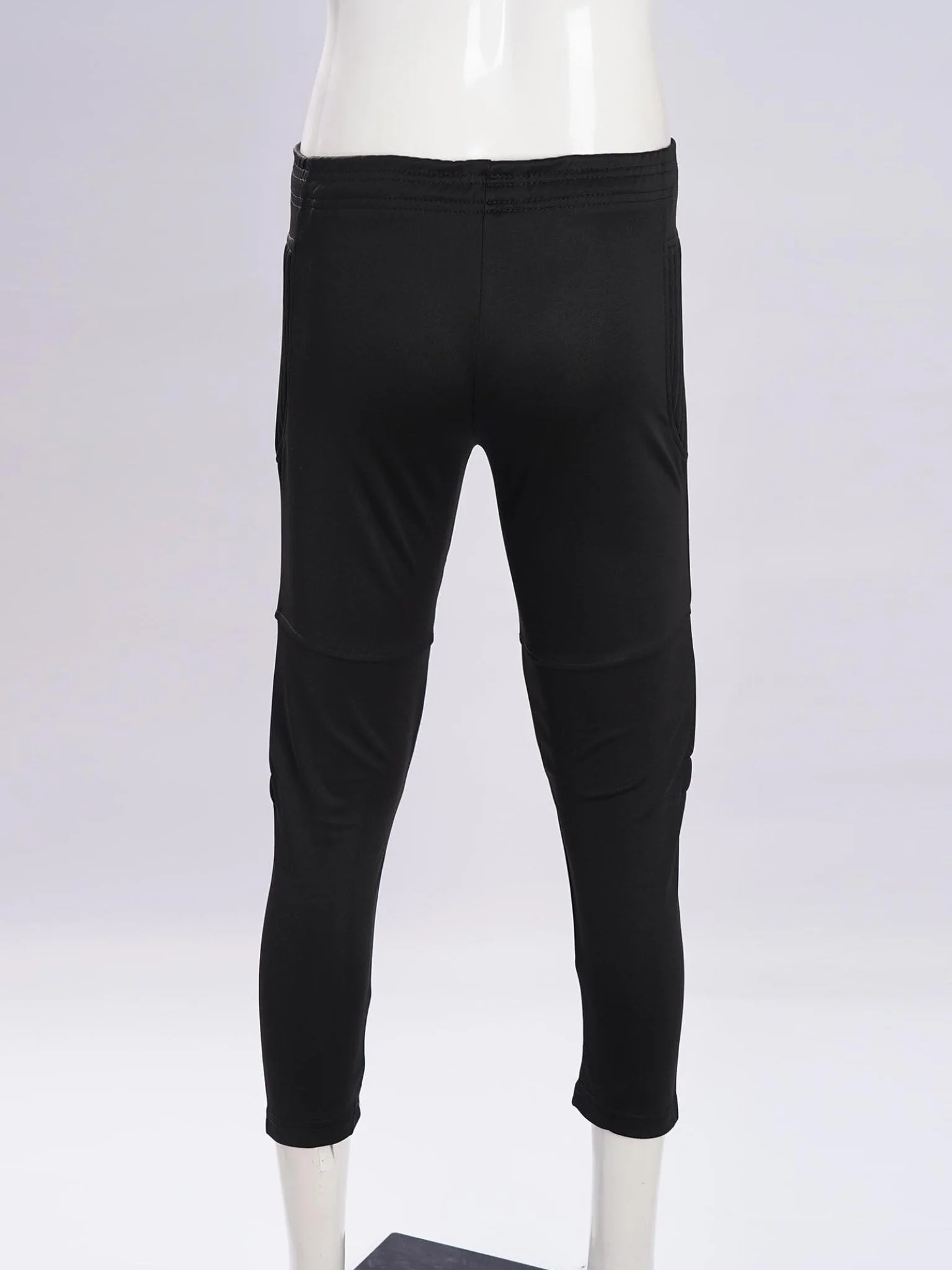 Pantalones de portero para niños, pantalones de portero de fútbol, largos, acolchados, elásticos, pantalones de entrenamiento para niños