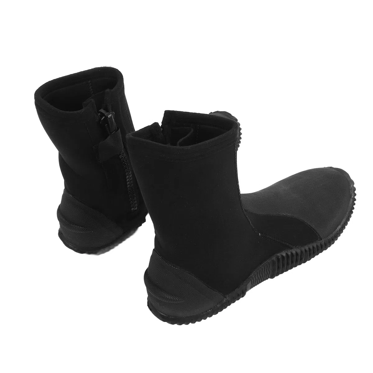 Botas de Buceo, Botines de Playa con Cierre de Bucle Superior de 5 Mm de Fáciles de Quitar para Deportes Acuáticos (Talla 12)
