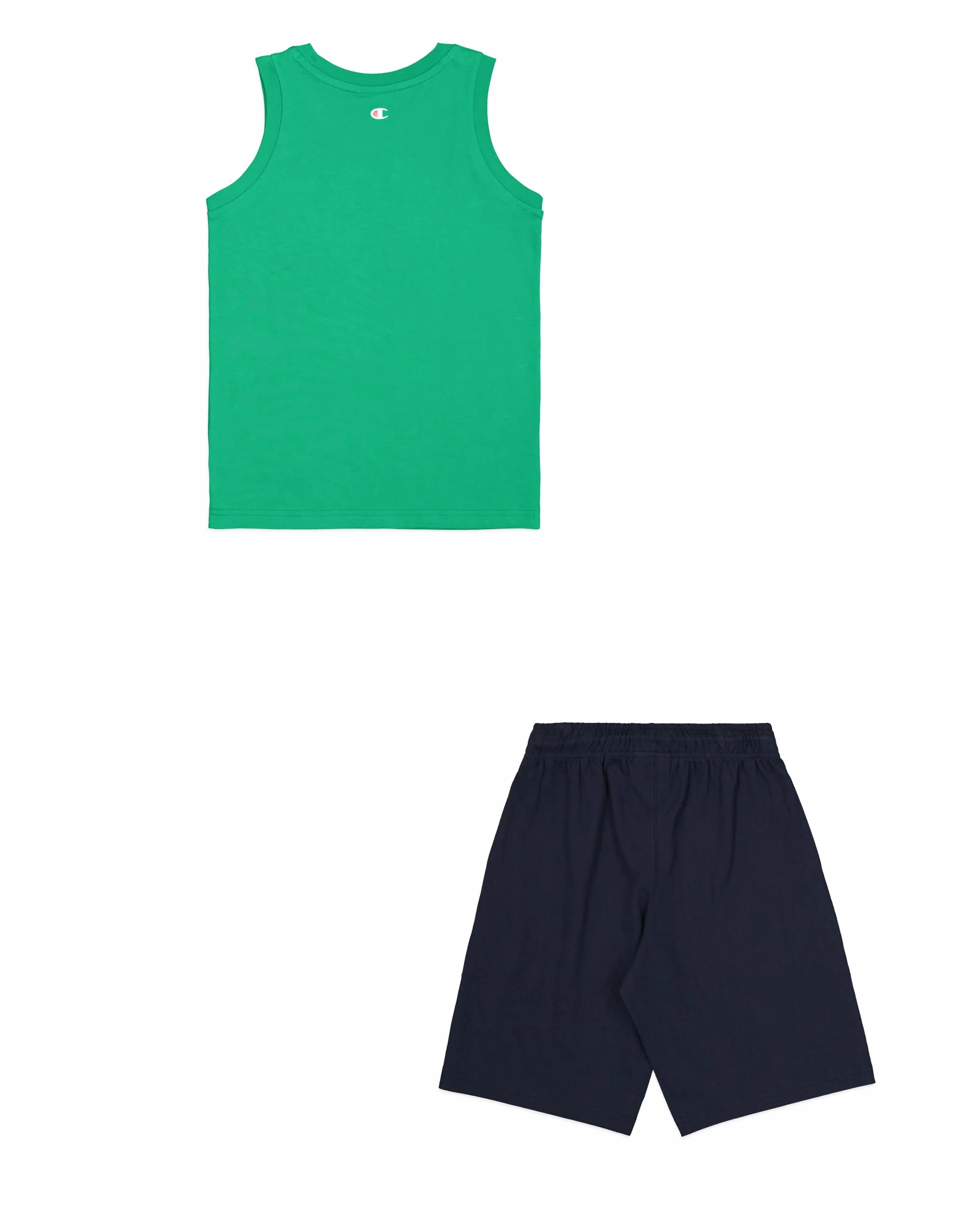 Champion Boy's Legacy Boy - Conjunto gráfico de cuello redondo sin mangas con logotipo, verde (GS130), XXL, Verde (GS130), 15-16 Años