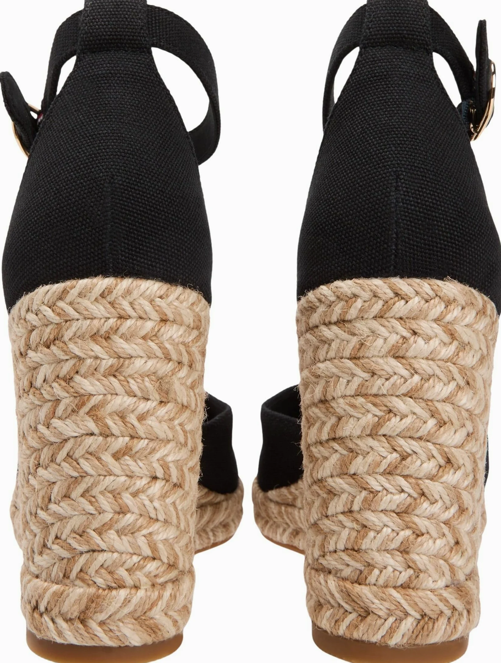 Tommy Hilfiger Flag High Wedge Espad Closed Toe Fw0fw09225, Alpargatas de cuña Mujer