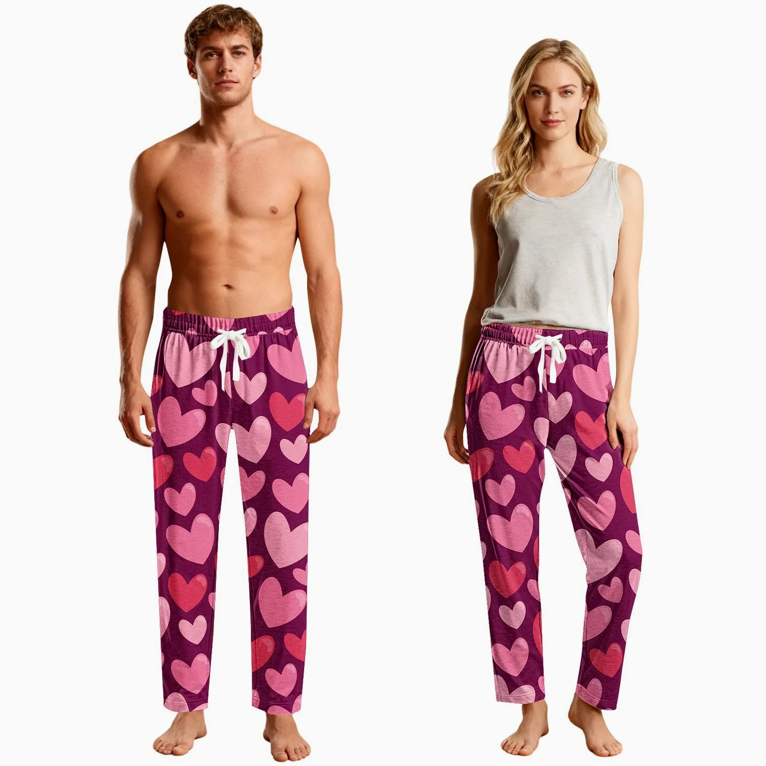 Generisch Pijama de hombre Navidad cintura elástica albornoz hombre algodón orgánico