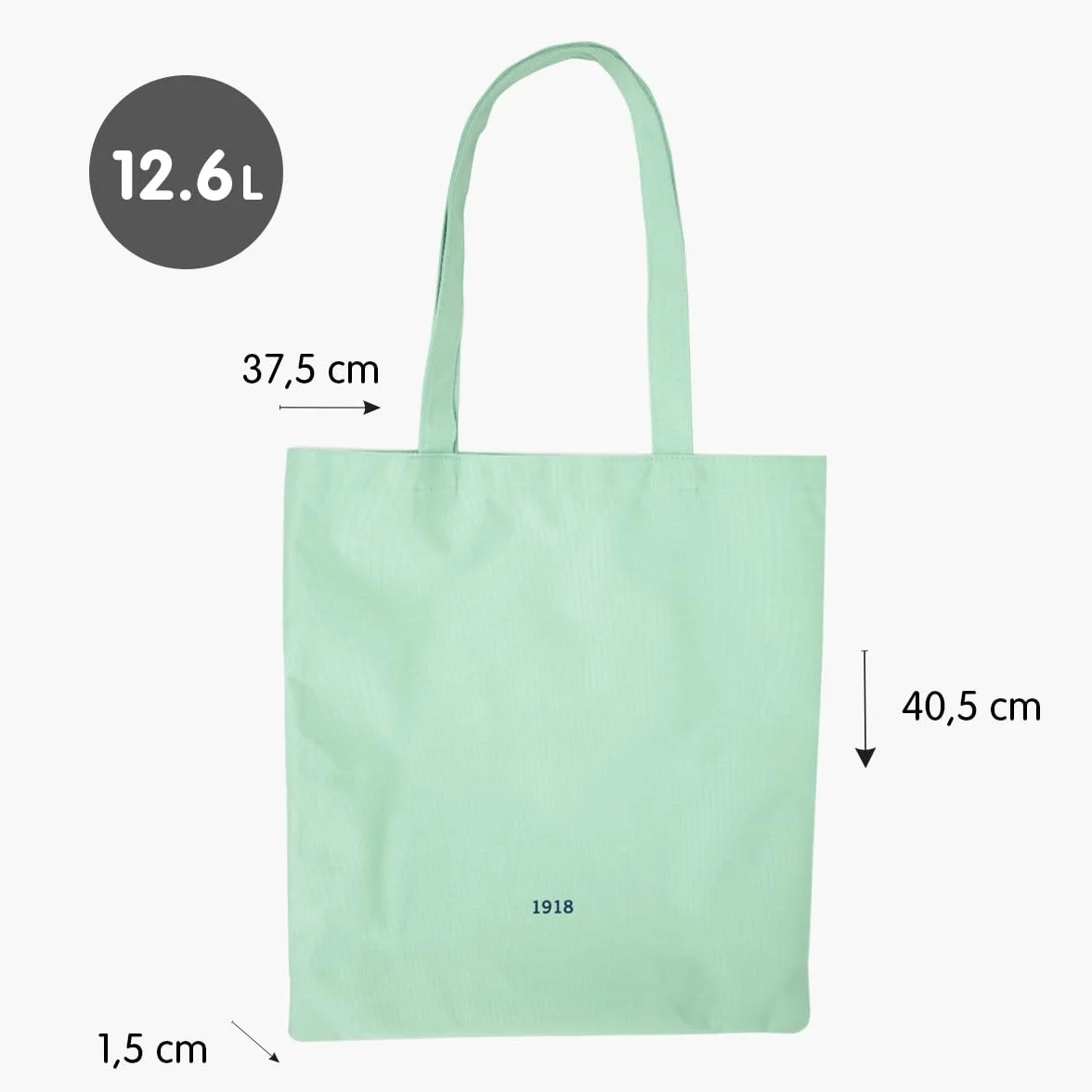 MILAN® Bolsa Tote bag serie 1918 verde