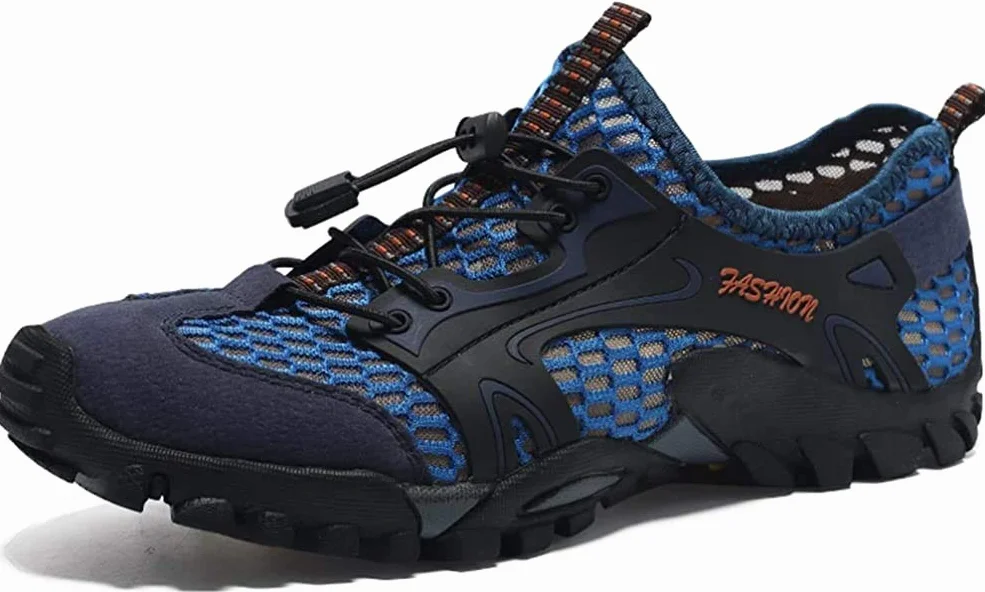 FLARUT Sandalias Deportivas Trekking Hombres Verano Pescador Playa Zapatos Casuales Transpirable Zapatilla de Senderismo Deportes Montaña y Asfalto Zapatos para Correr Malla