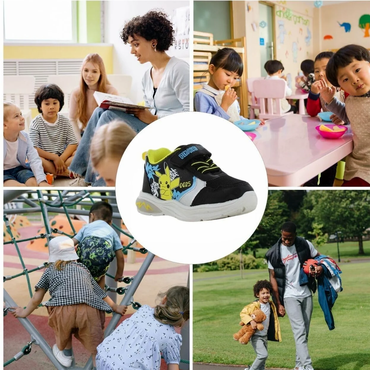 Leomil Pokémon Zapatillas Niño Deportivas | Zapatos para niños, Ligeros y cómodos, Ideal para la escuela y el tiempo libre, Pokémon 30 Years, Regalo para Niños