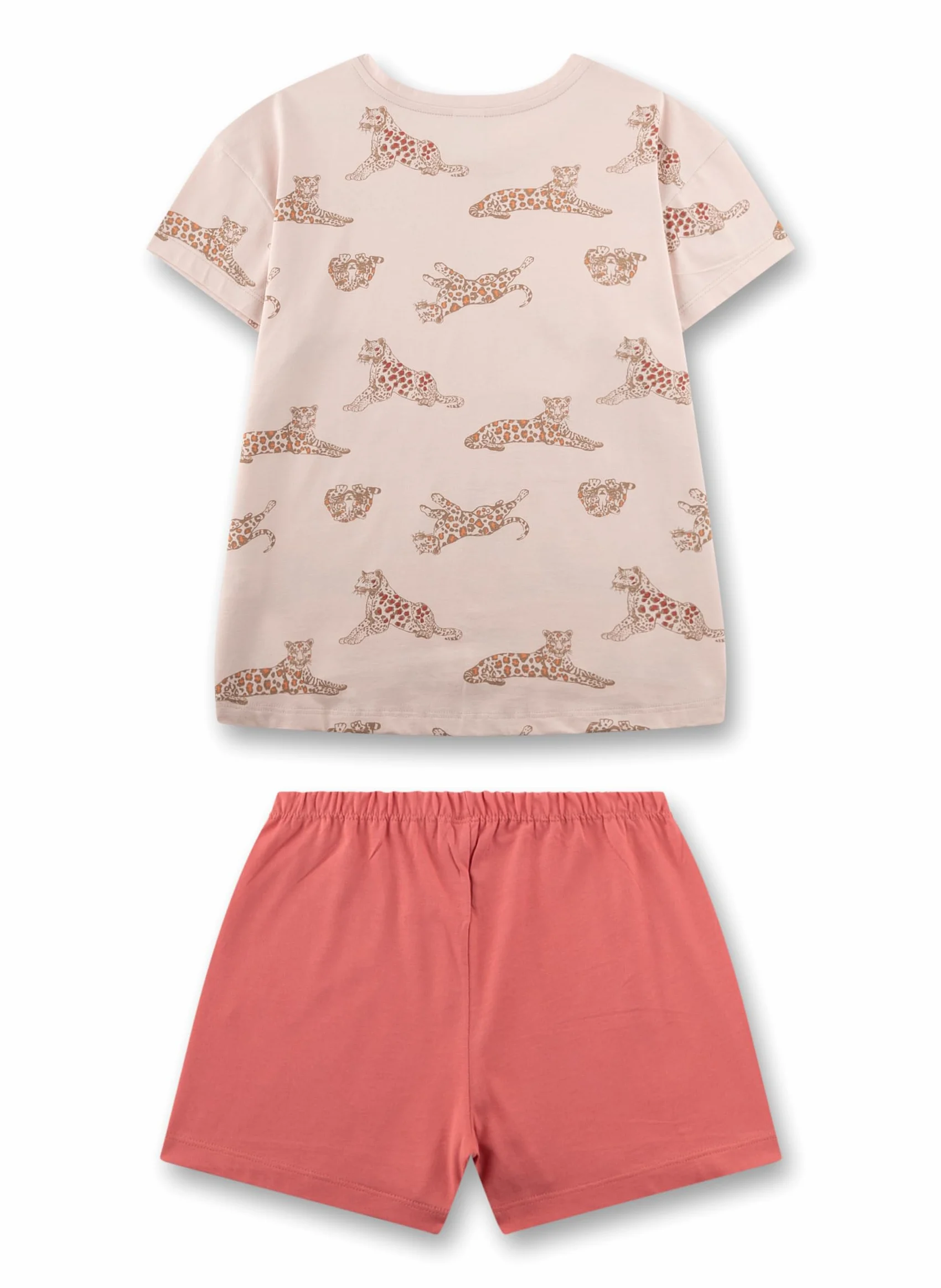 Sanetta 246066 Juego de Pijama, Color: Naranja, 140 cm para Niñas