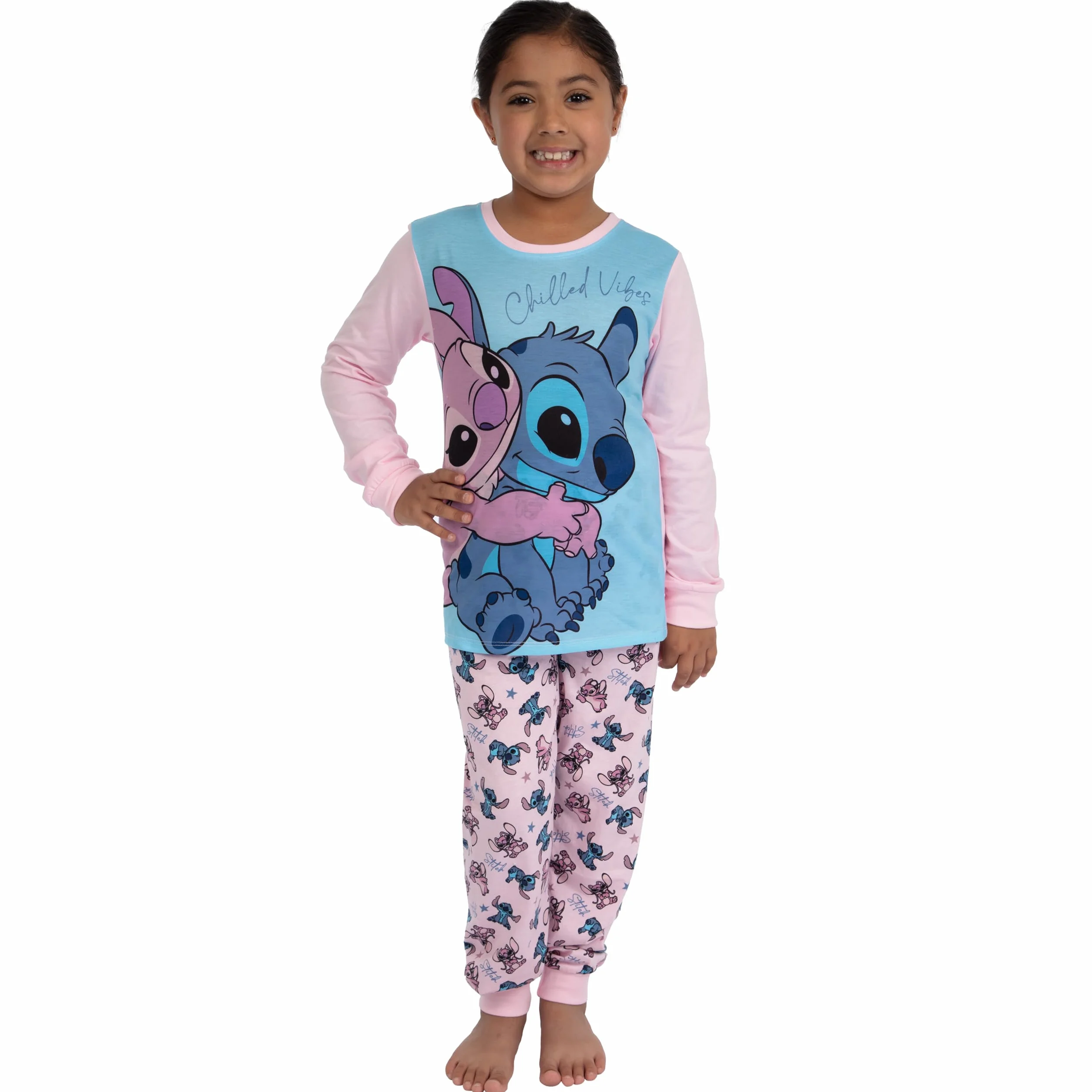 Disney Bata Stitch Niña E Pijamas | Pijama Stitch Niña E Batas De Casa | 5 E 13 Años