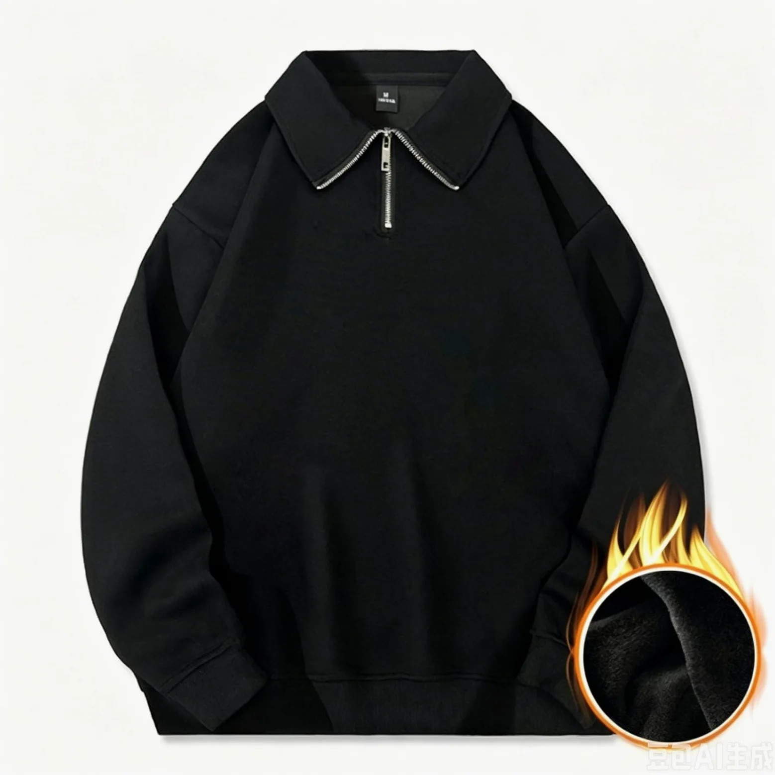 Sudadera De Mujer,Sudadera sin Capucha de Forro Polar Informal con Cuello Alto y Manga Larga, Estilo Jersey Holgado, cómoda, Suave y acogedora, Ideal para el otoño.