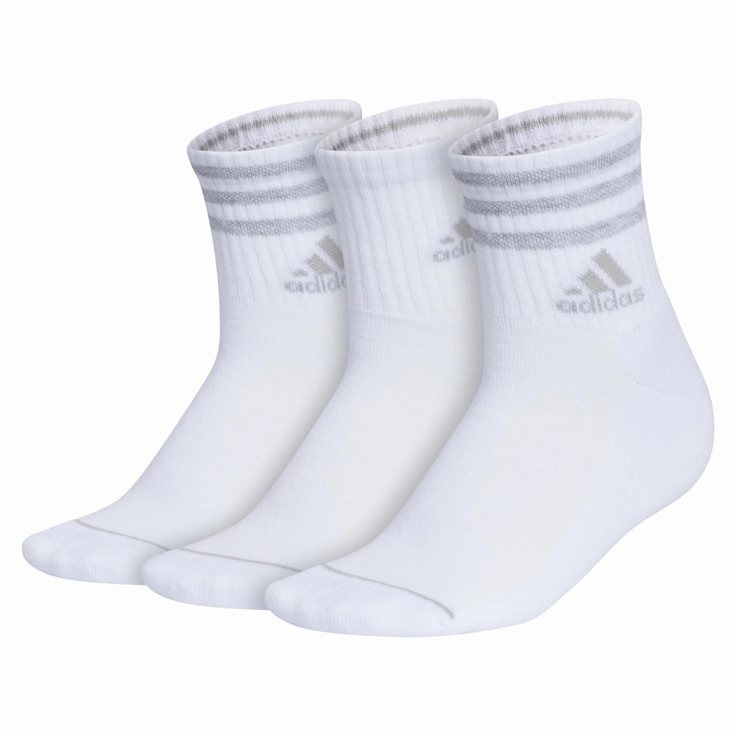 adidas Men's Cushioned 3-stripe 3.0 3-pack High Quarter Calcetín de cuarto alto Hombre (Pack de 3)