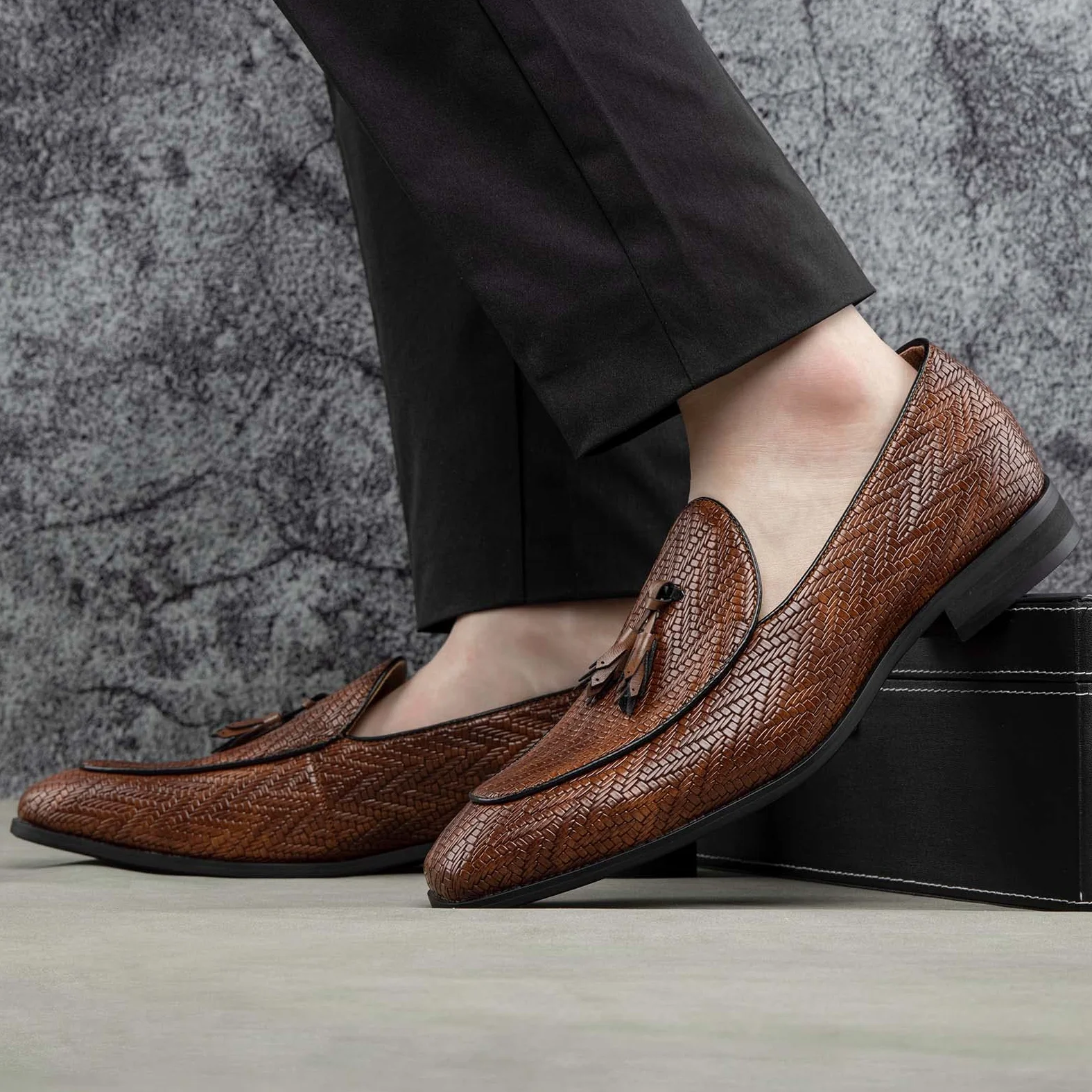 JITAI Mocasines de Hombre Zapatos Hombre Vestir Mocasines Verano Hombre Zapatos Traje