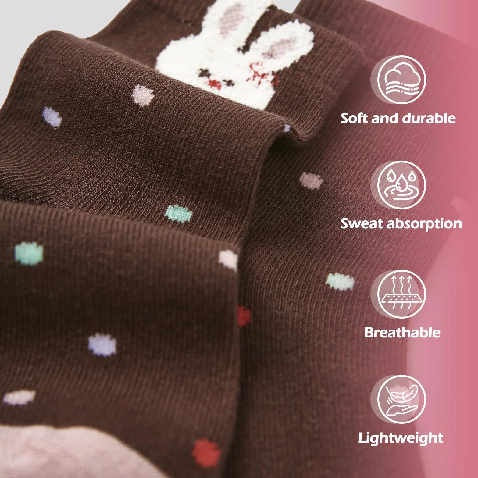 Simpeak 5 Pares Calcetines Niña de Algodón - Sin Costuras, Cómodos y Suaves, Respirable y Elástico, Animales Calcetines Infantiles Lindos Divertidos para Niñas de 3-12 Años (Invierno&Otoño)