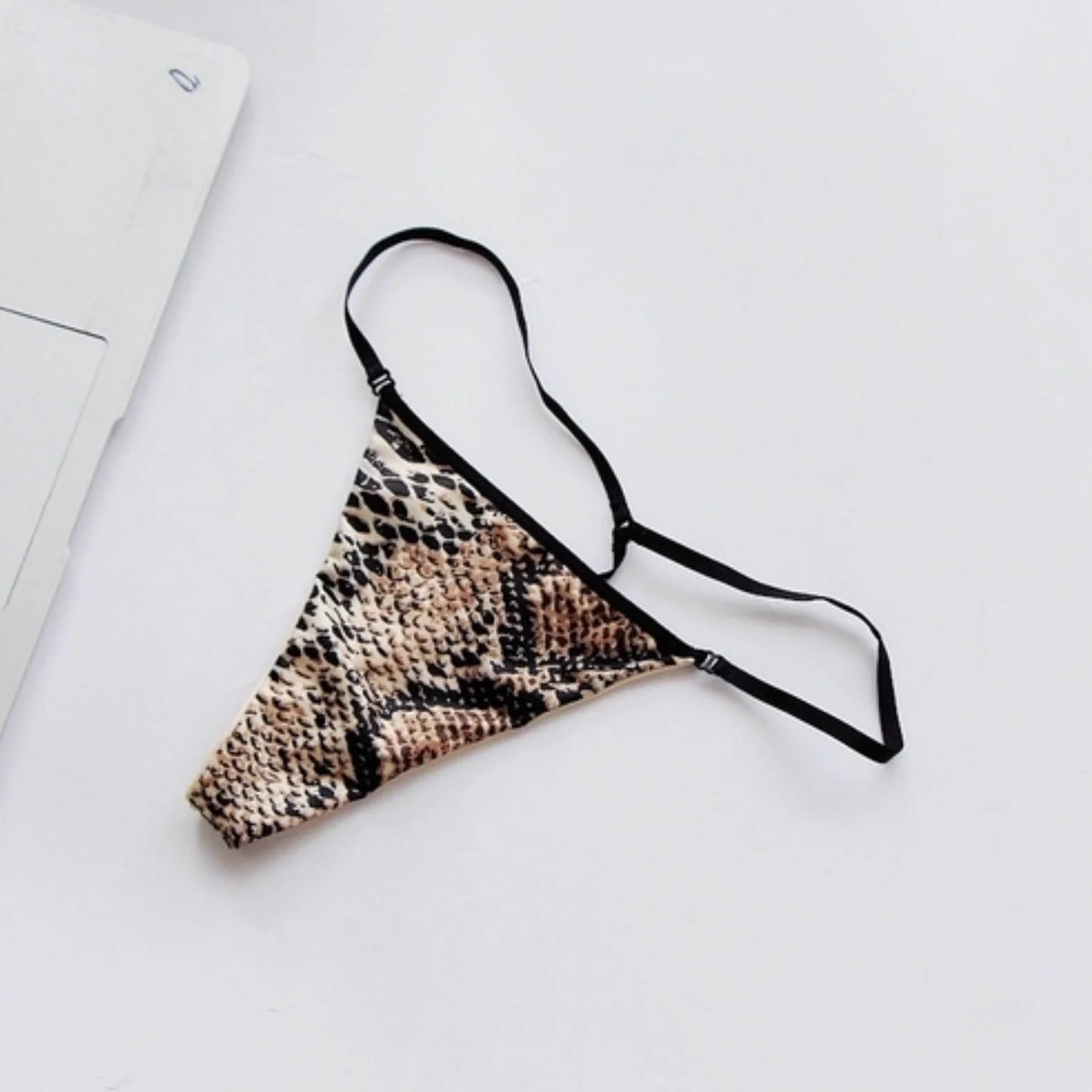 Sexy Women's tangingrina de Tallas de Tallas de Mujer Impresa Camo/Zebra/Leopard G-String Pink Women's Seamless Lingerie 20pcs