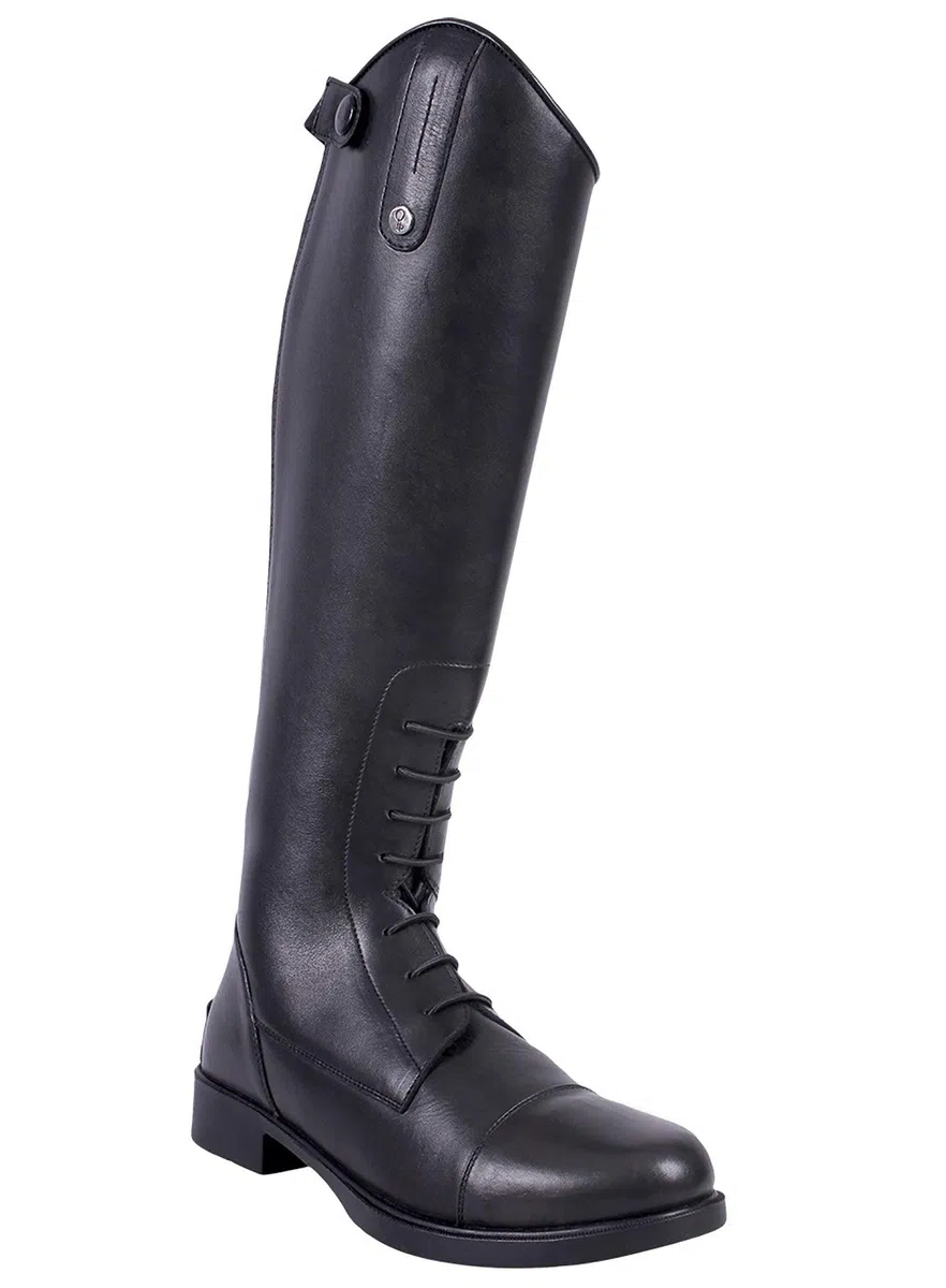Botas de equitación para niños Julia | Diferentes tamaños | Ajuste moderno | Crece con el niño con, Negro , 40 EU Ancho