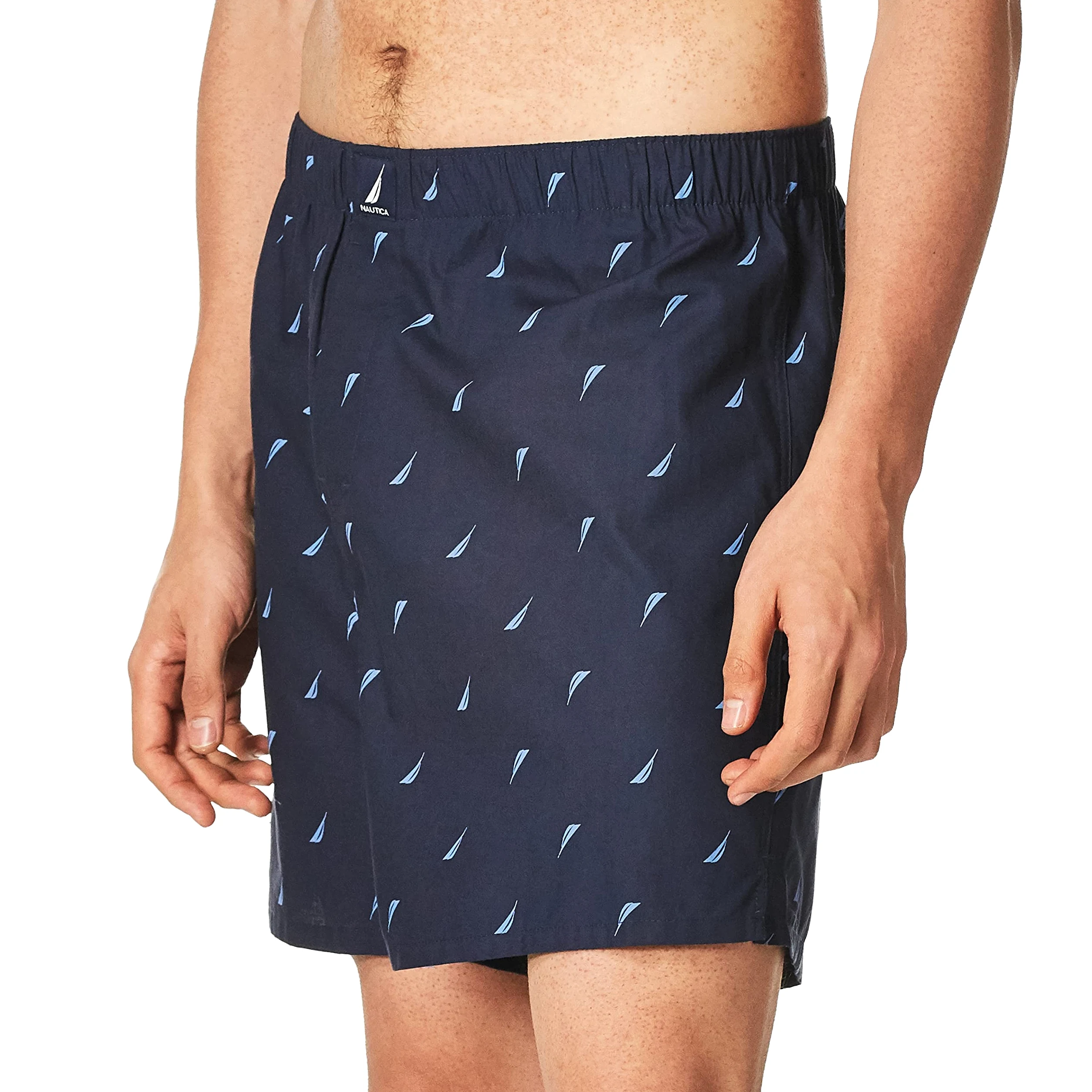 Nautica Classic Cotton Woven Boxer Hombres