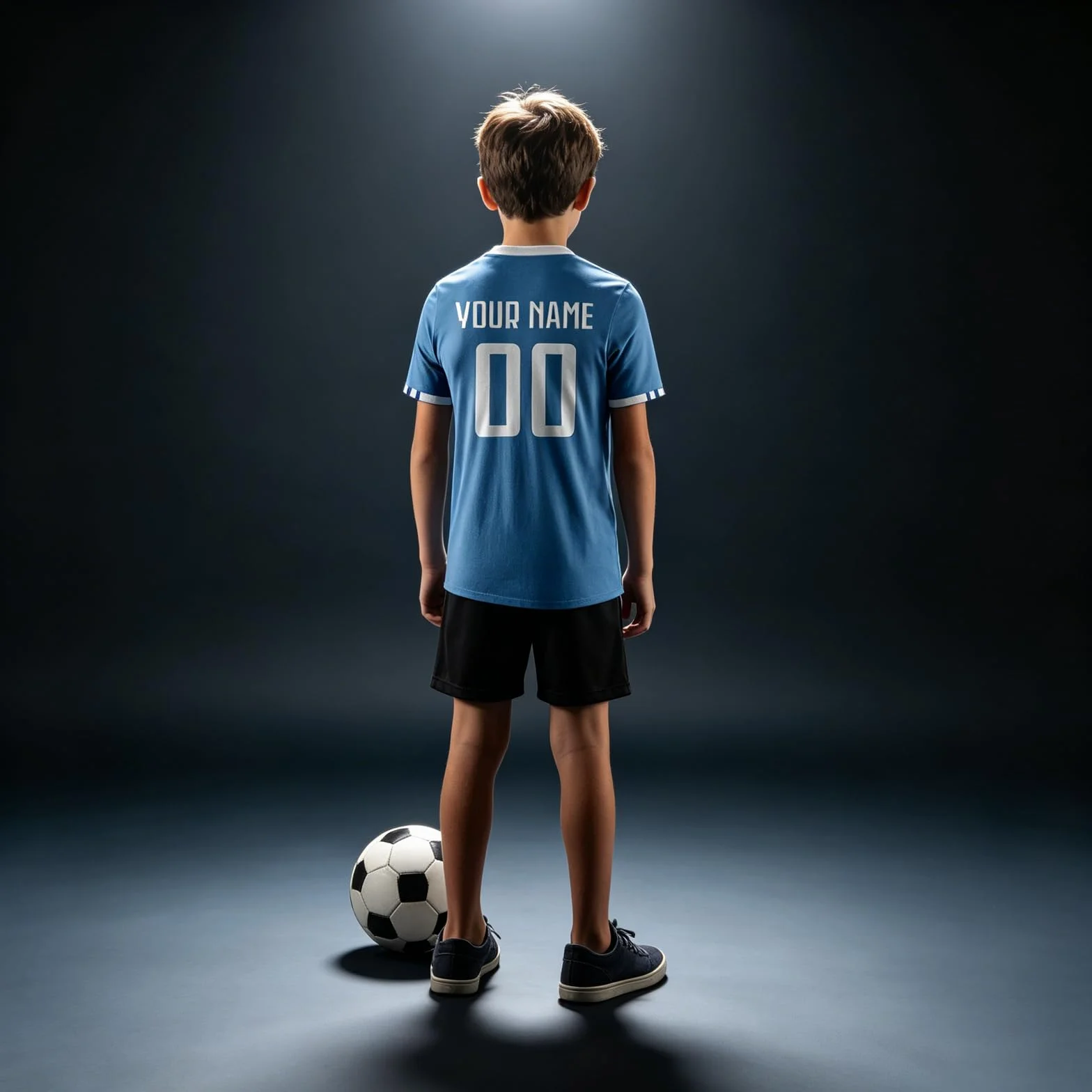 Genérico Camiseta Futbol Personalizada para Los Aficionados Al Mundial De 2026, Camisetas De Futbol con Nombre Y Número Personalizables, Camiseta Futbol para Adultos Y Niños