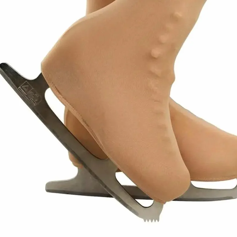 Medias de patinaje artístico para niños y adultos con hebilla