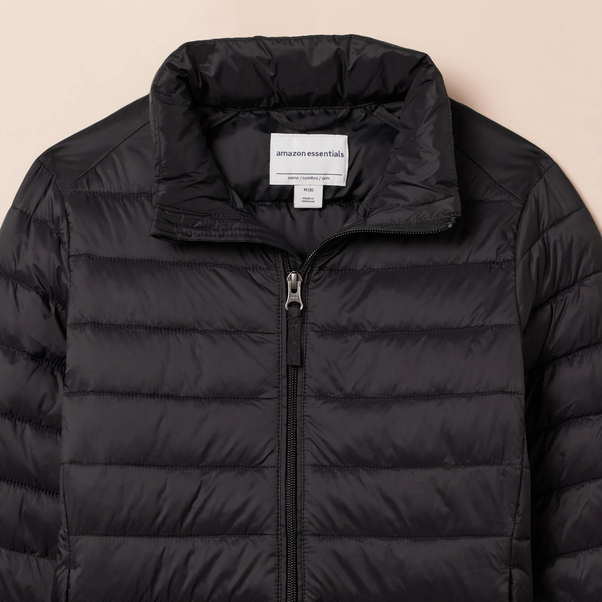 Amazon Essentials Chaqueta Plumífera Plegable Resistente a la Lluvia Ligera para Niños