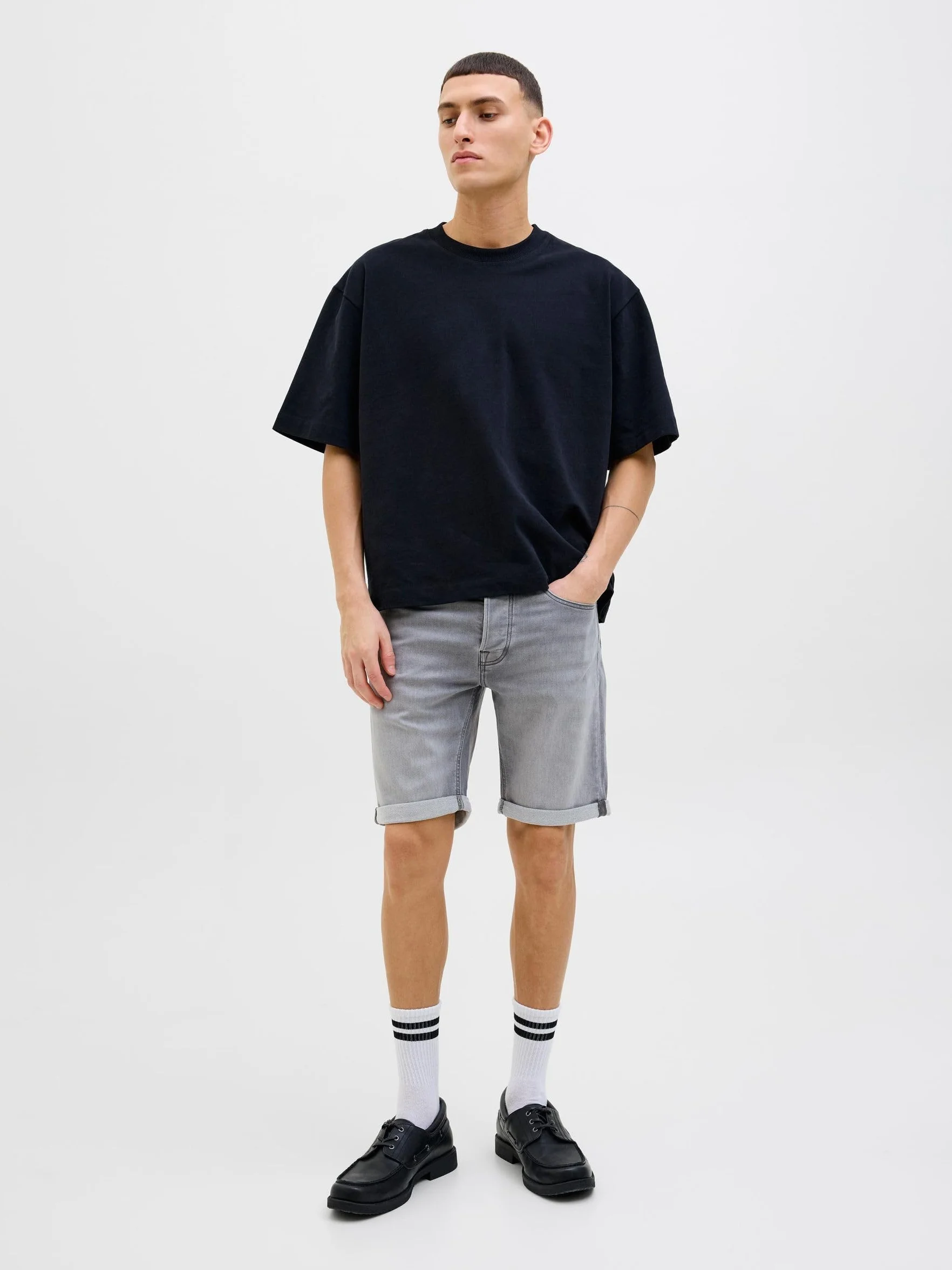 Jack & Jones Jjirick Jjicon I.k. Shorts Sq 063 Sn - Pantalones Cortos Hombre