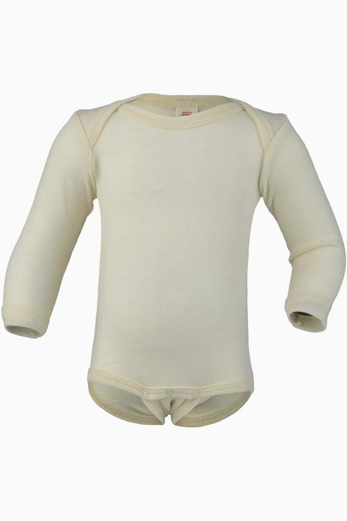 Engel Body de manga larga para bebé, 100% lana (kbT), lavable a máquina.