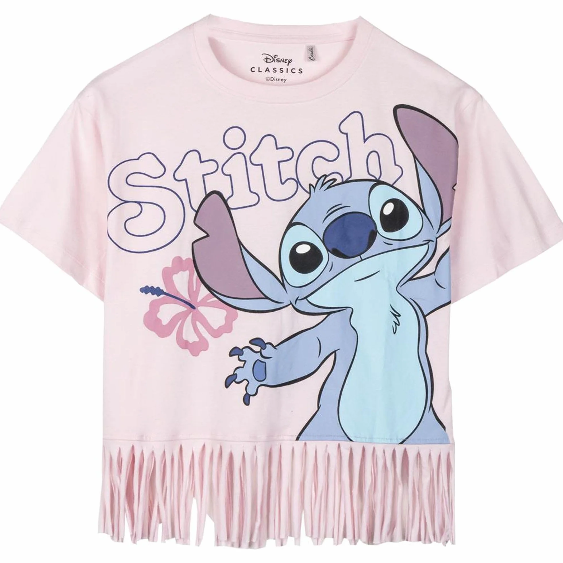 Camiseta Infantil Stitch Manga Corta Producto Original Diseñado en España
