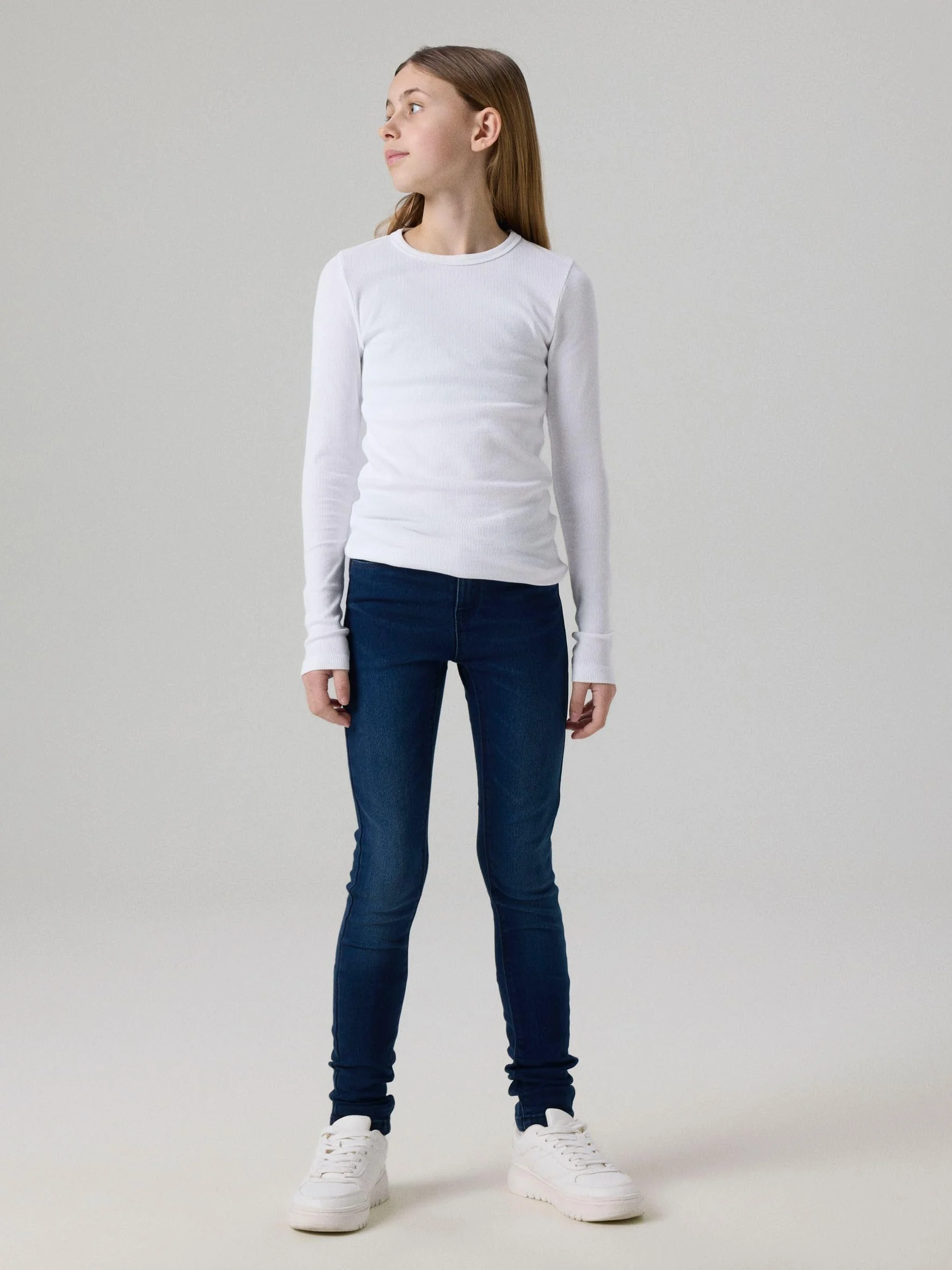 Name IT Nkfpolly Skinny Jeans 1212-tx Noos - Pantaln Niñas