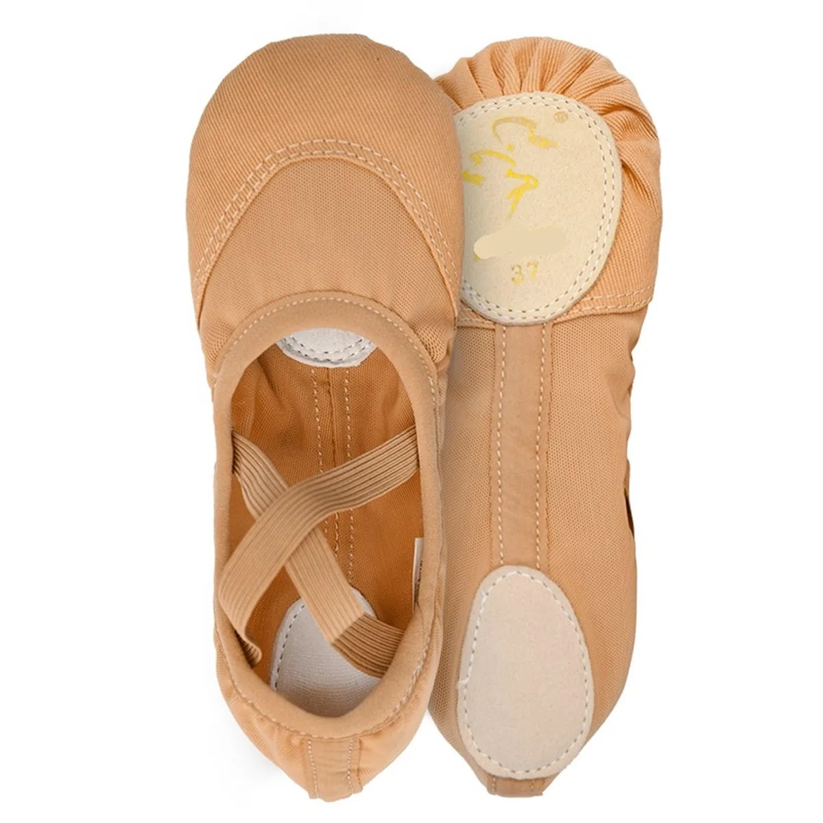 Zapatillas de Ballet Bailarina Ballet Zapatos de Ejercicio Ballet Danza Pisos Suaves Mujeres Rosa Tela de Malla elástica Zapatos Deportivos de Mujer(Pink,36)
