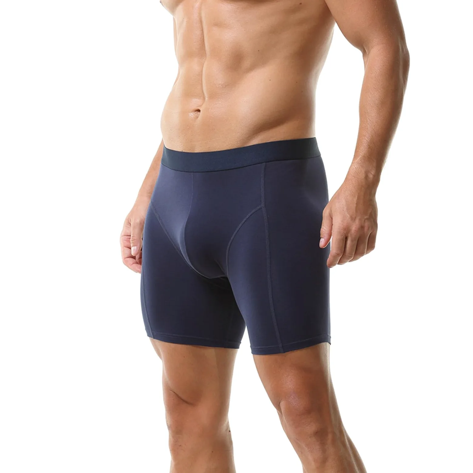 Generisch Pack de 5 calzoncillos tipo bóxer para hombre, ropa interior larga, transpirable, cómodo, retro, de secado rápido, calzoncillos suaves e ideales, ropa interior para hombre para el día a día