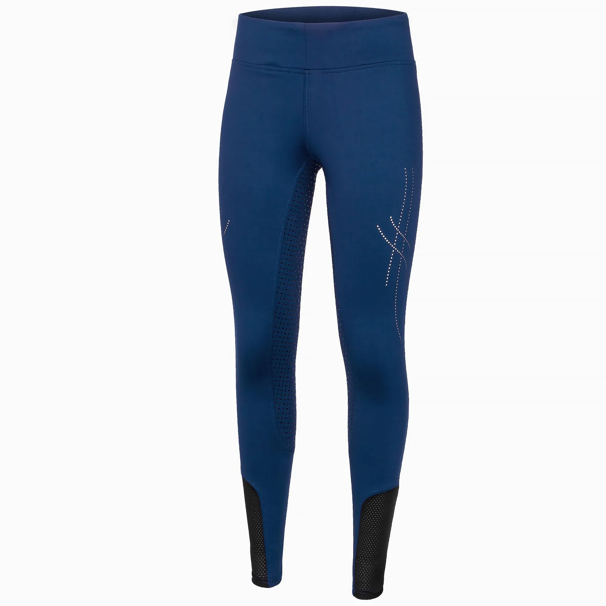 Start Hillingdon - Mallas de equitación para mujer con ribete completo de silicona, transpirables, elásticos, cintura alta, para entrenamiento