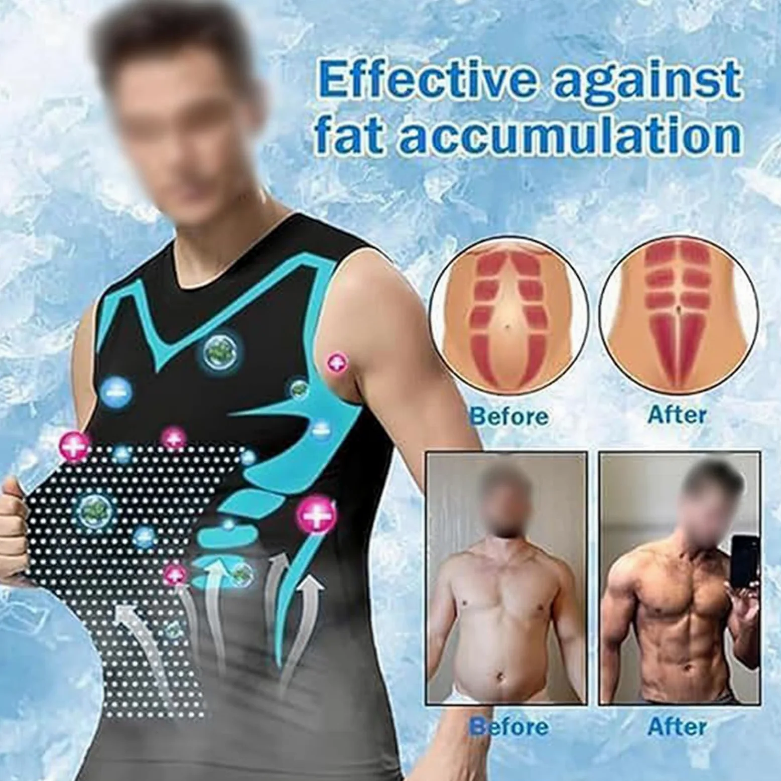 Camiseta De Compresión Sin Mangas para Hombre, Transpirable, Elástica Y De Secado Rápido, Ideal para Correr Y Entrenar En El Gimnasio.