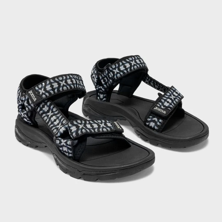 Joma Climber Negro – Sandalias trekking hombre con triple ajuste | Sandalias cómodas, suela antideslizante y gran amortiguación