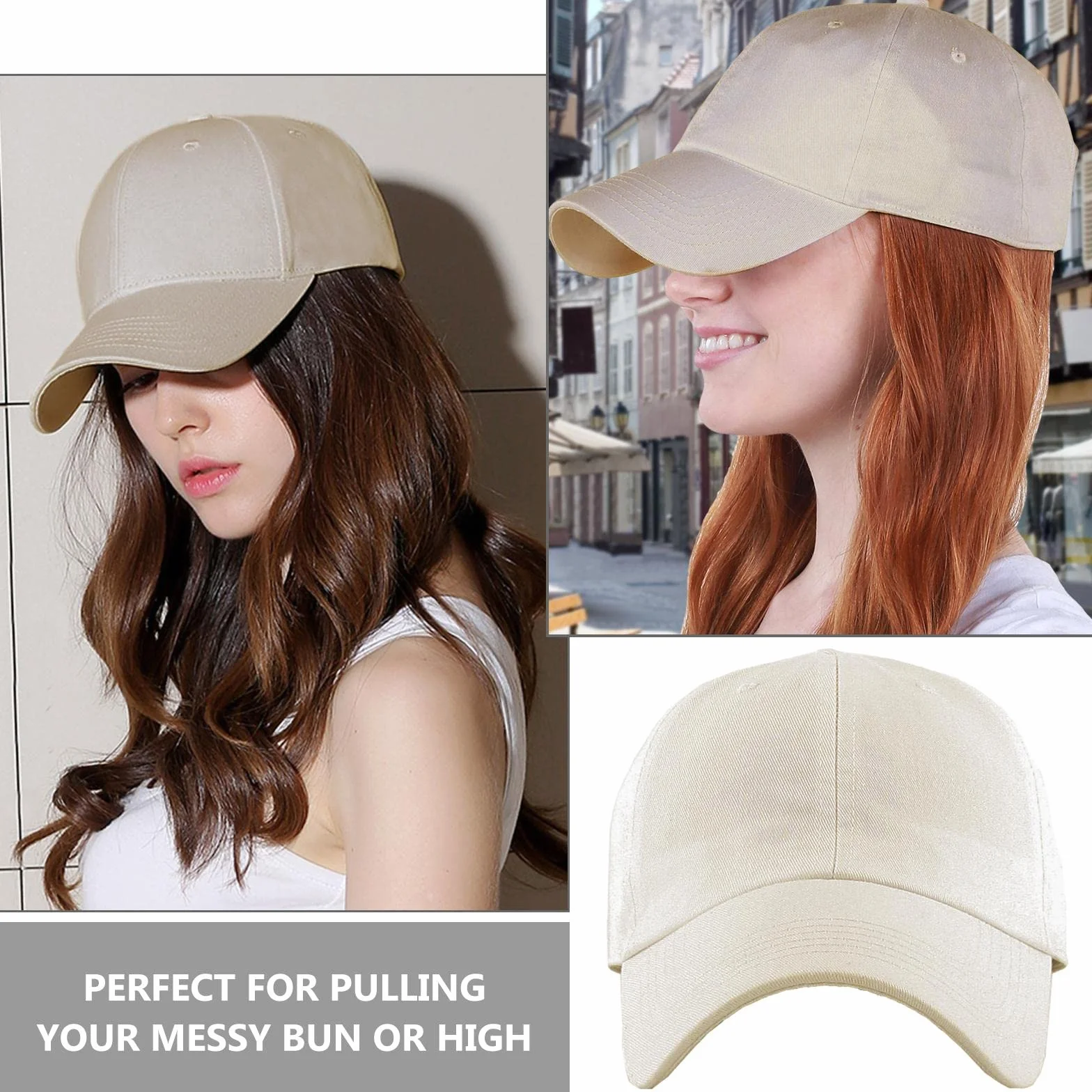 EDTON Gorra de Béisbol Mujer Ajustable Clásica al Aire Libre