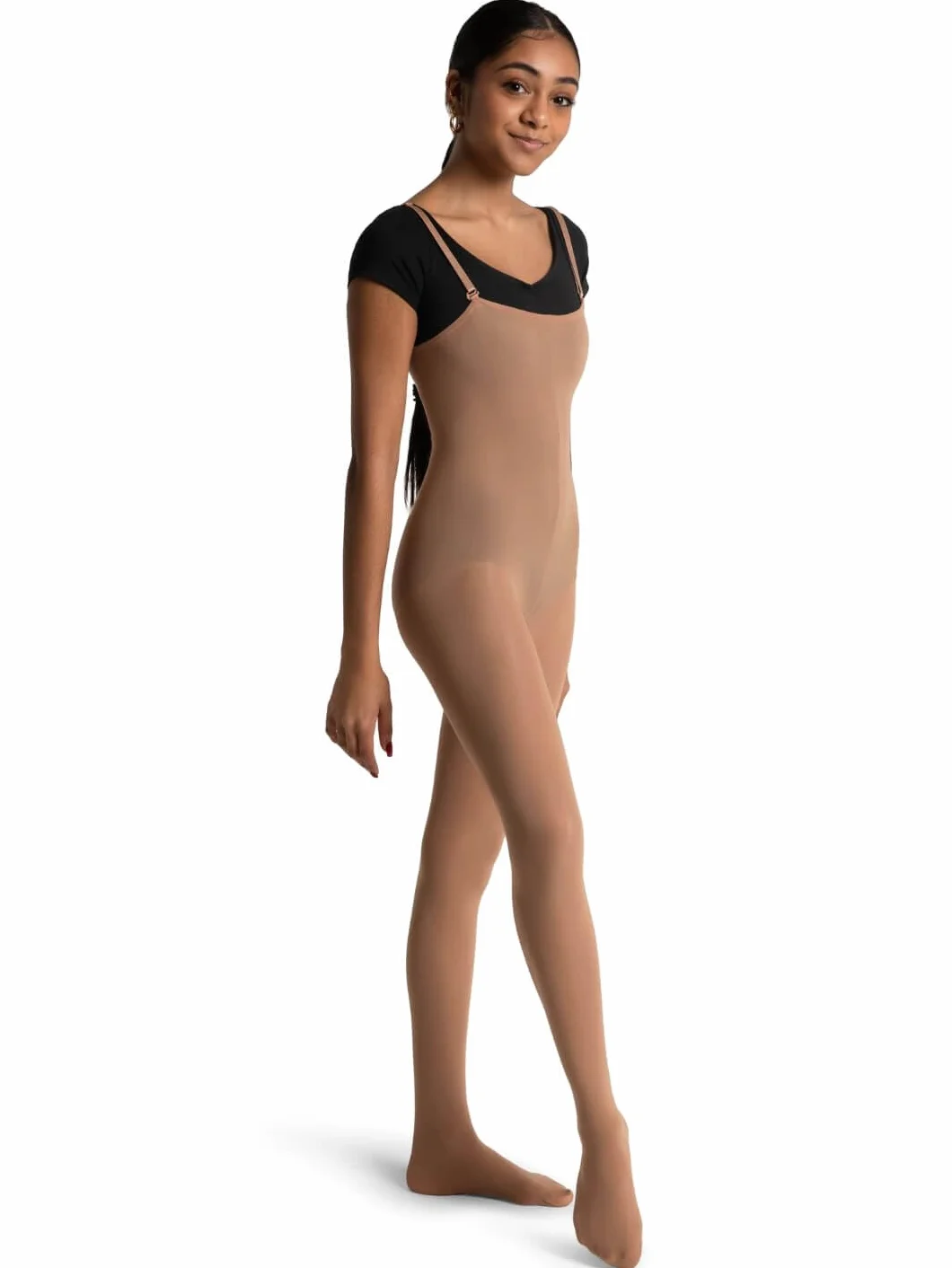 Capezio Medias Convertibles Mallas Mujer