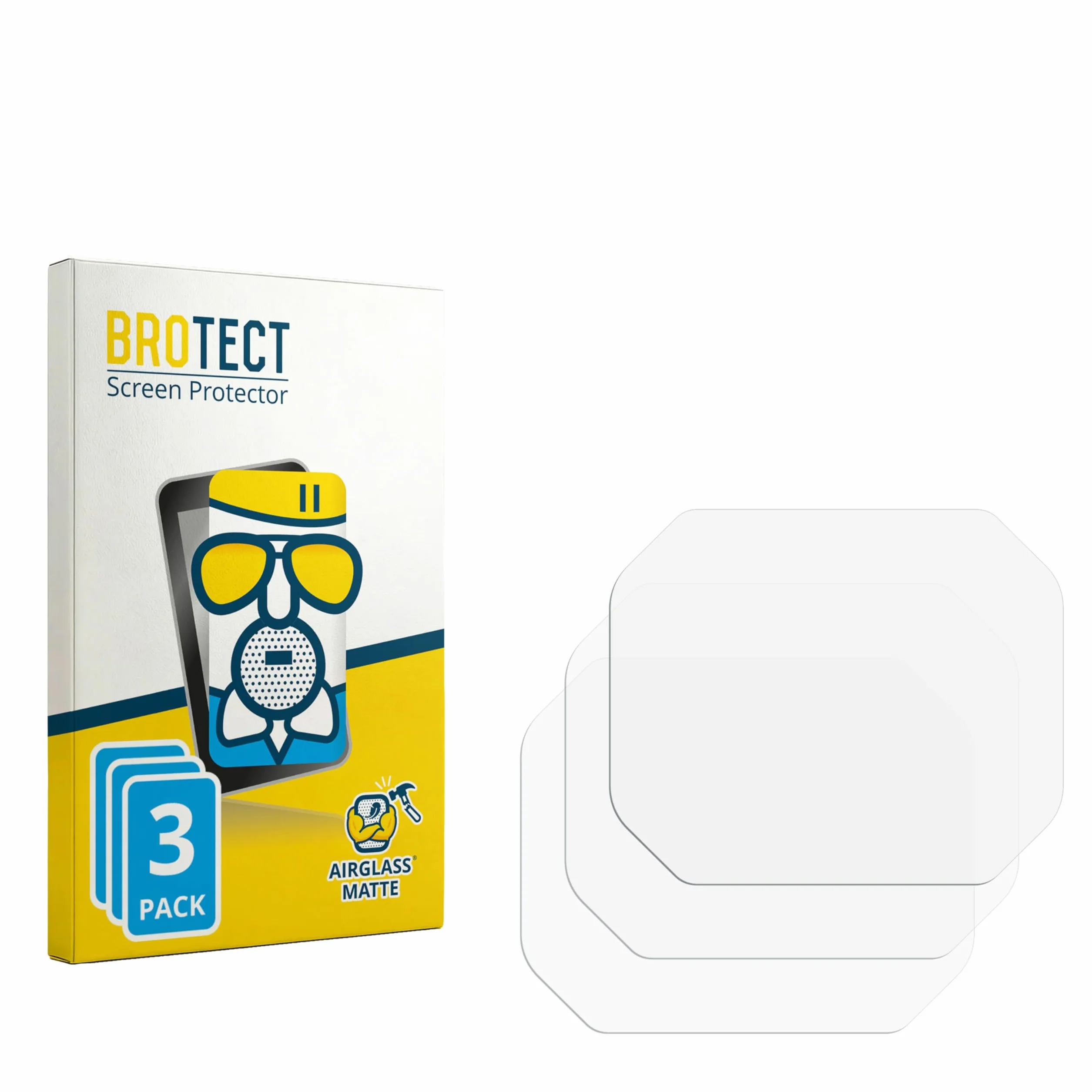 BROTECT Protector Pantalla Mate Cristal para Casio G-Shock GW-5000-HS (3 Unidades) Protección Anti-Reflejos