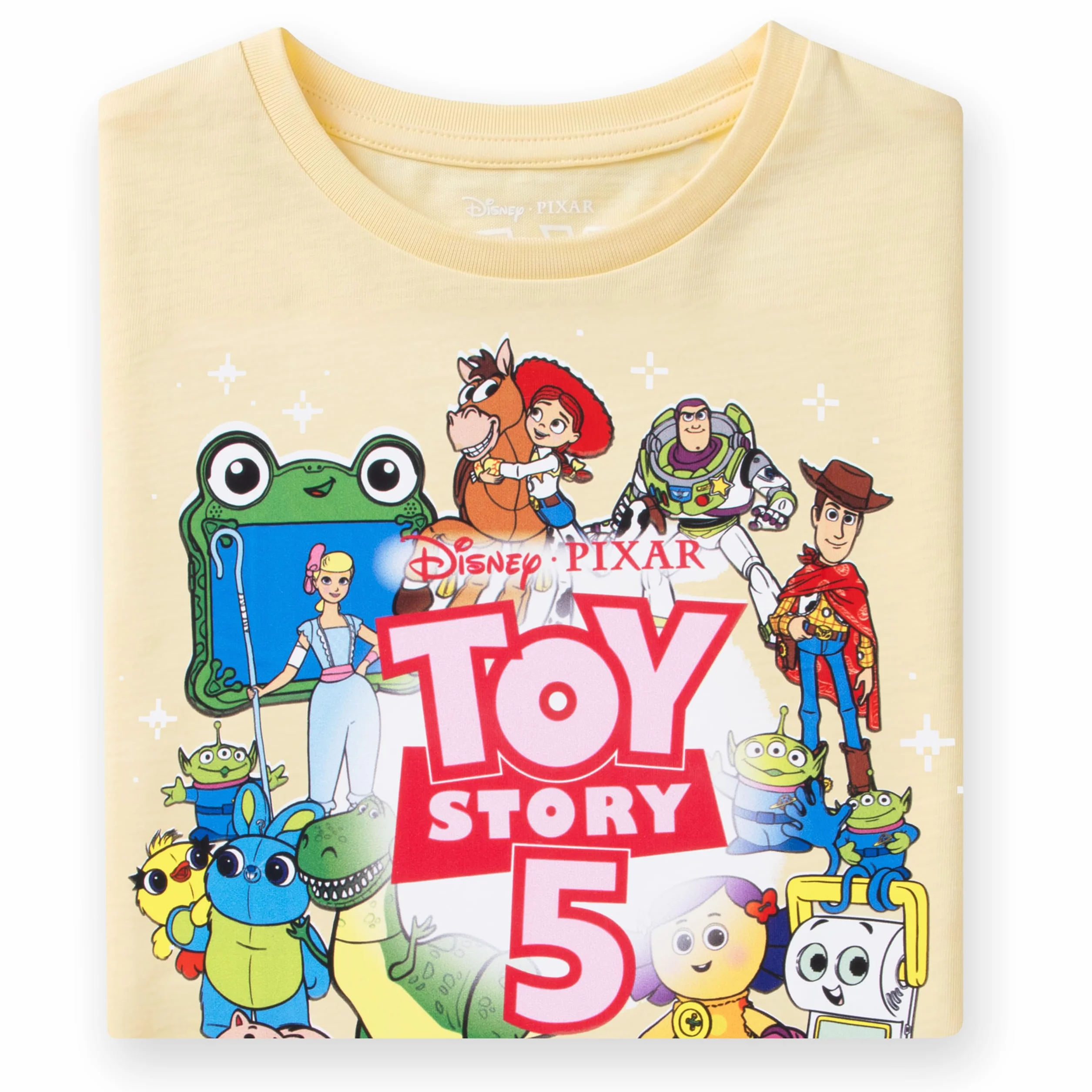 Disney Toy Story Camiseta Niña, Jessie, Woody, Buzz Lightyear y Bullseye Top Niña, Manga Corta Ropa Niños
