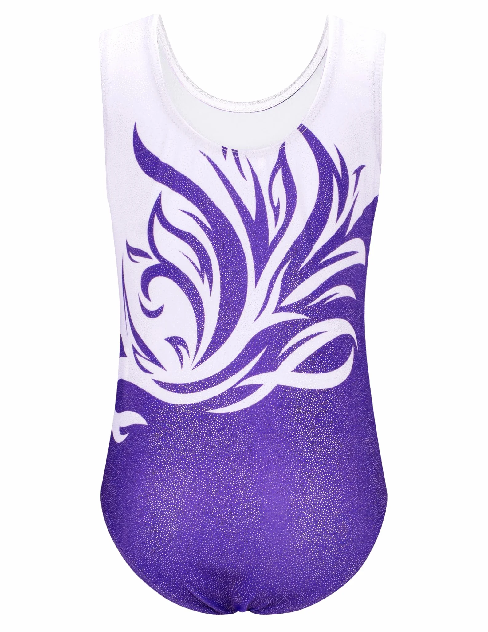 Arshiner Maillot Gimnasia Ritmica Niña Conjunto Tres Piezas sin Mangas Verano Entrenamiento Body Pantalón Corto 3-10 Años