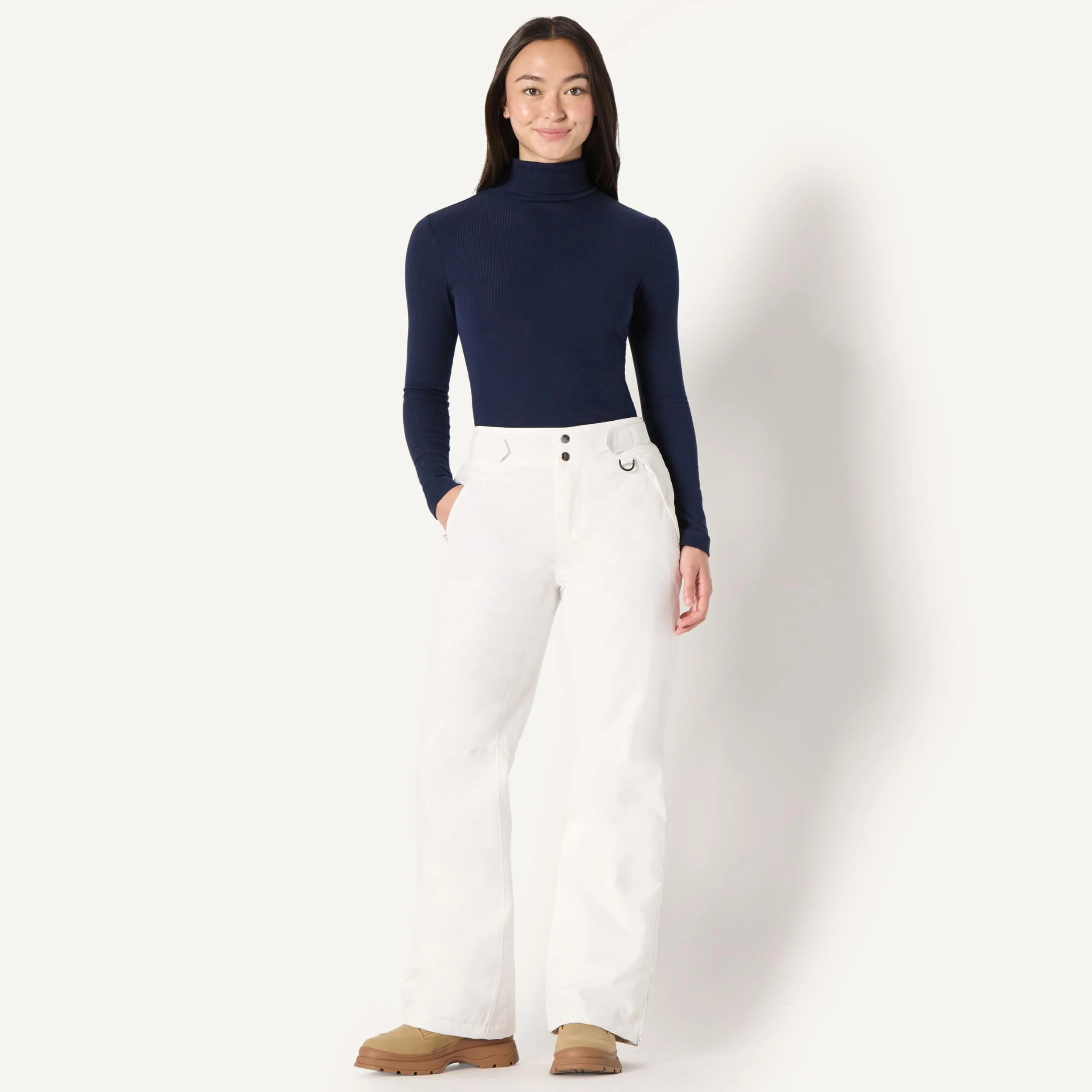 Amazon Essentials Pantalones de Esquí de Tiro Medio con Aislamiento e Impermeables Mujer