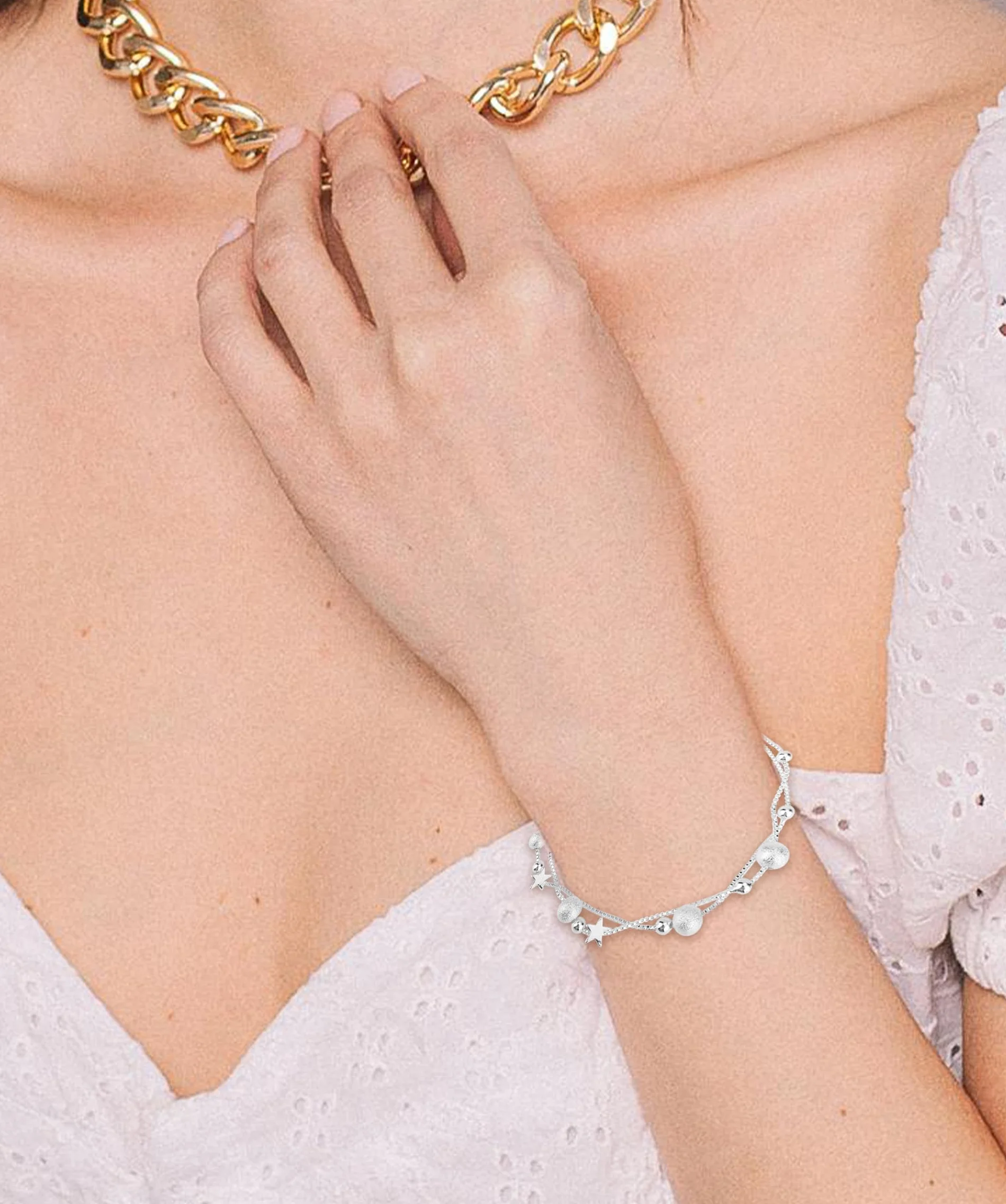 Rebundex Pulsera Plata Regalos Originales para Mujer