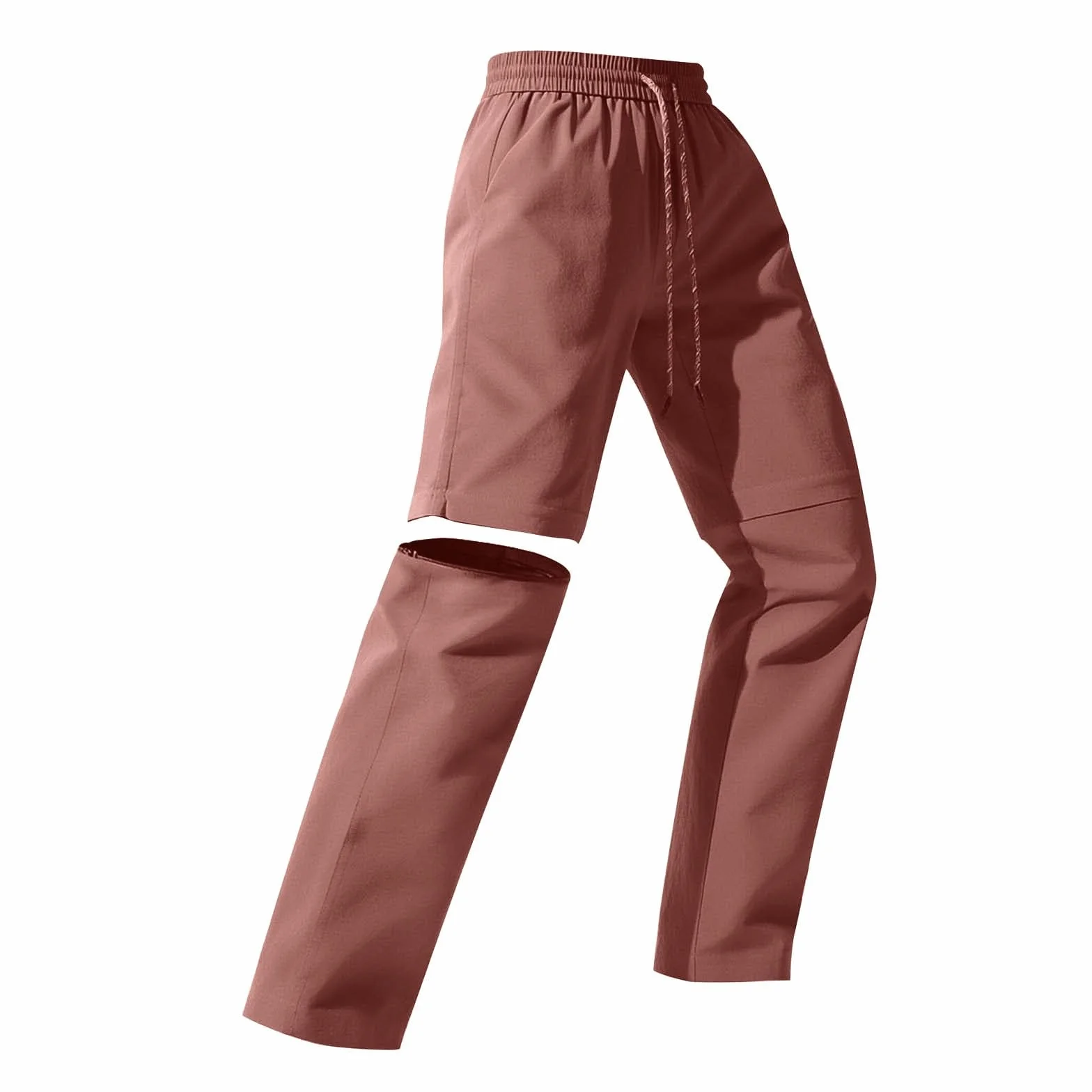 Pantalón Convertible Senderismo para Niña, ligero transpirable con secado rápido, Pantalón deportivo técnico con cremallera y bolsillos, ideal para trekking, uso diario y salidas casuales al exterior