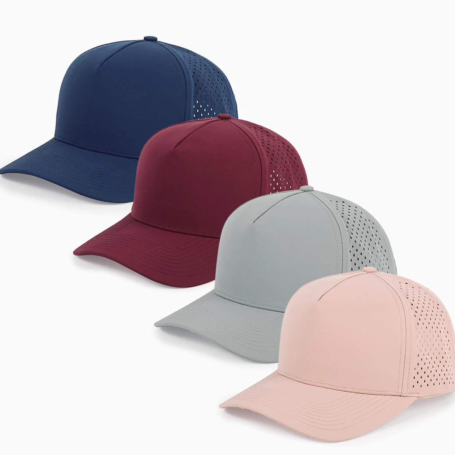 HH HOFNEN Gorra de béisbol de secado rápido con malla a presión, protección solar y lluvia, gorra de pelota de golf para hombres y mujeres