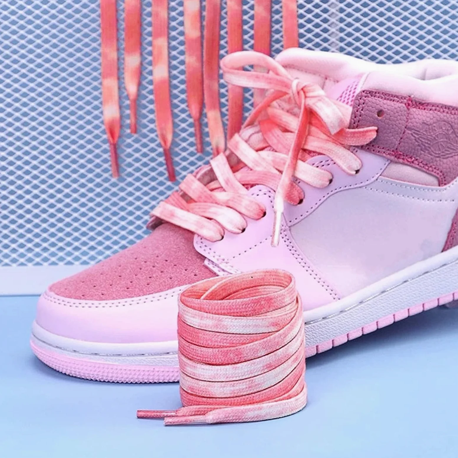 5 pares de cordones teñidos con degradado for zapatillas deportivas, botas y patines Para Zapatos Casuales