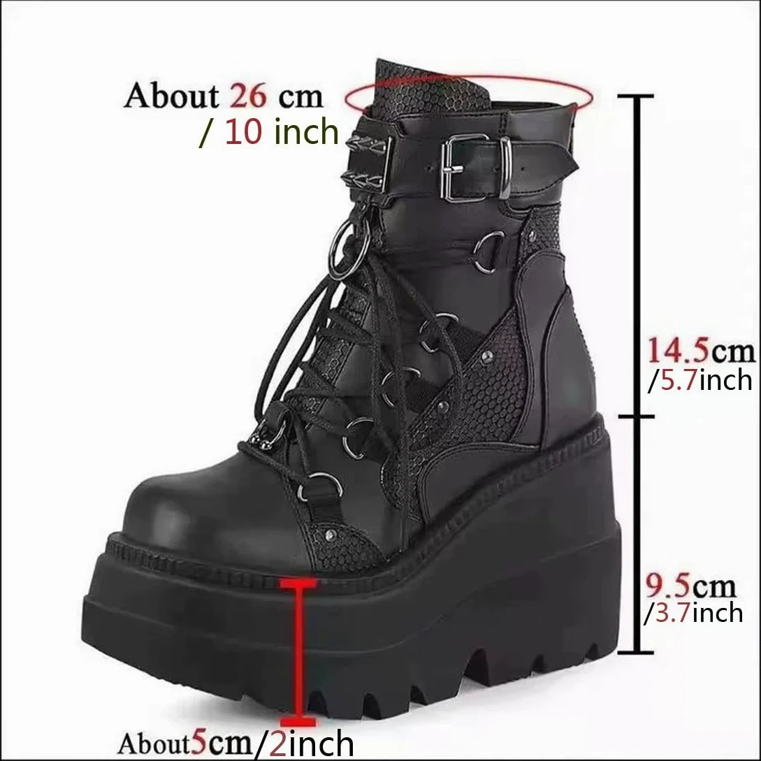 Ulalaza Pombas de vestir de mujeres Mary Jane zapatos Lolita Linda plataforma gótica Doble correa de tobillo Redondeo redondo Pombas de uniformes de tacón Chunky zapatos Perfectos para