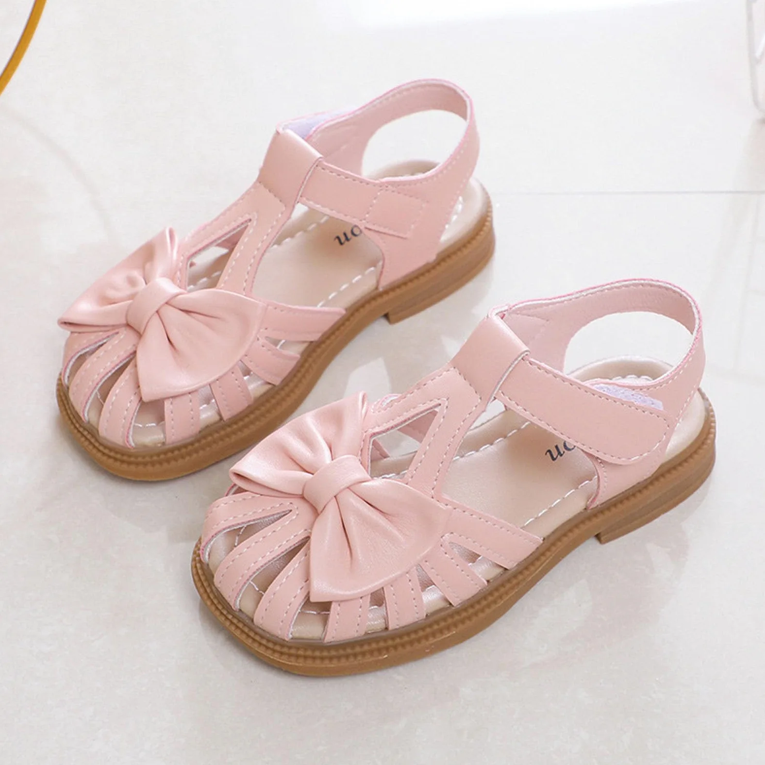 RXZCHH Generisch Sandalias para niñas pequeñas y cómodas Zapatos de Verano al Aire Libre con Flexibles, Ideales para Edades de 12 Meses a 14 años