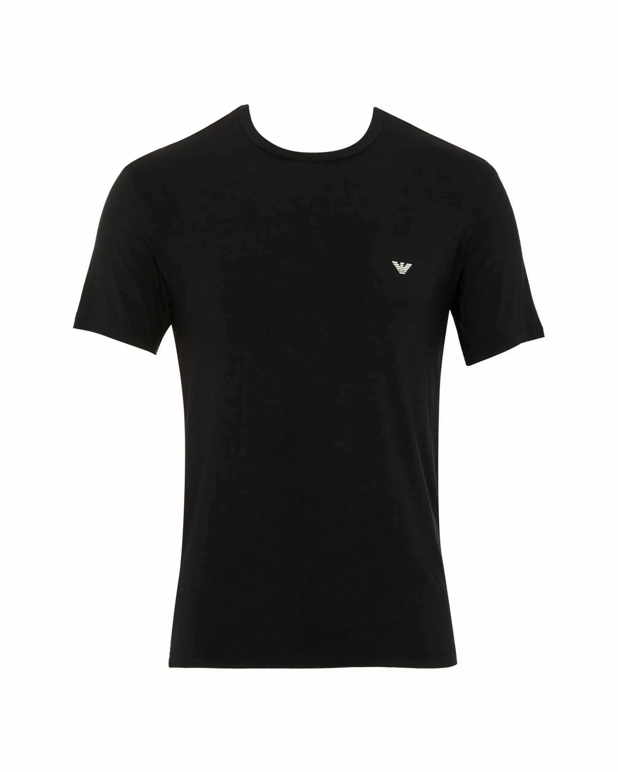 Emporio Armani Soft Touch Bamboo Viscose 2-Pack T-Shirt Paquete de 2 Camisetas de Cuello Redondo Hombre