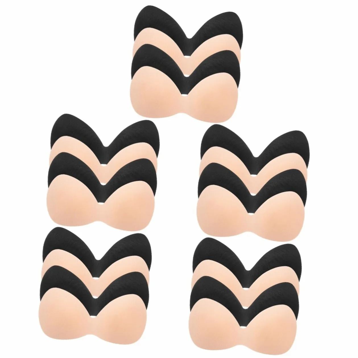 LIFKOME Relleno Coser Vestido Almohadillas Para El Bañador 20 Piezas Almohadillas De Ropa Interior Sujetador Almohadilla Para El Sartenes Bra Nylon
