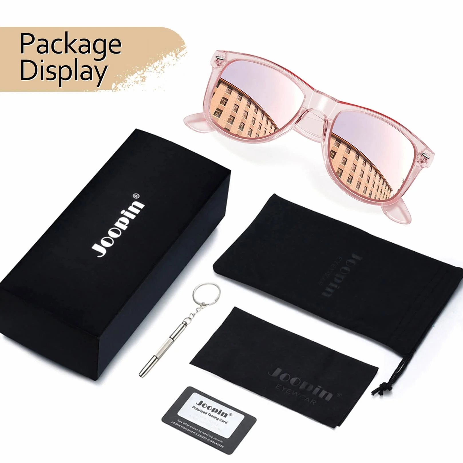 Joopin Gafas de Sol Polarizadas UV400 Cuadradas Hombre Mujer