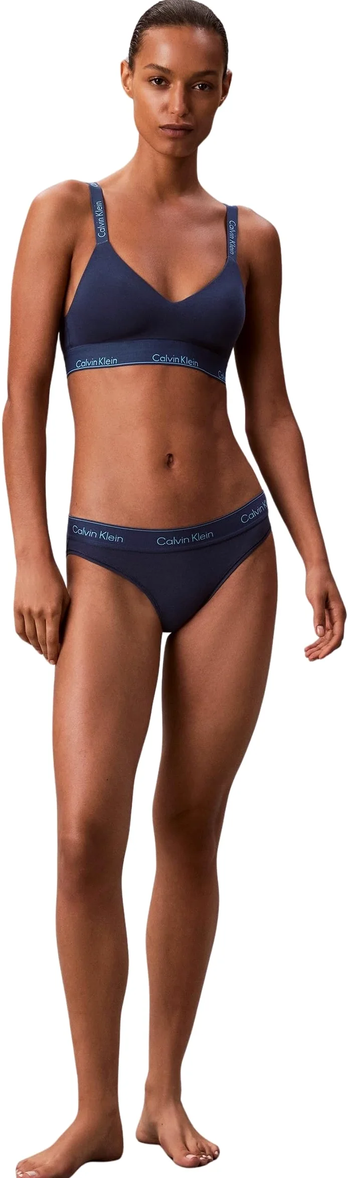 Calvin Klein Sujetador Bralette Mujer Lightly Lined con Cintura elástica